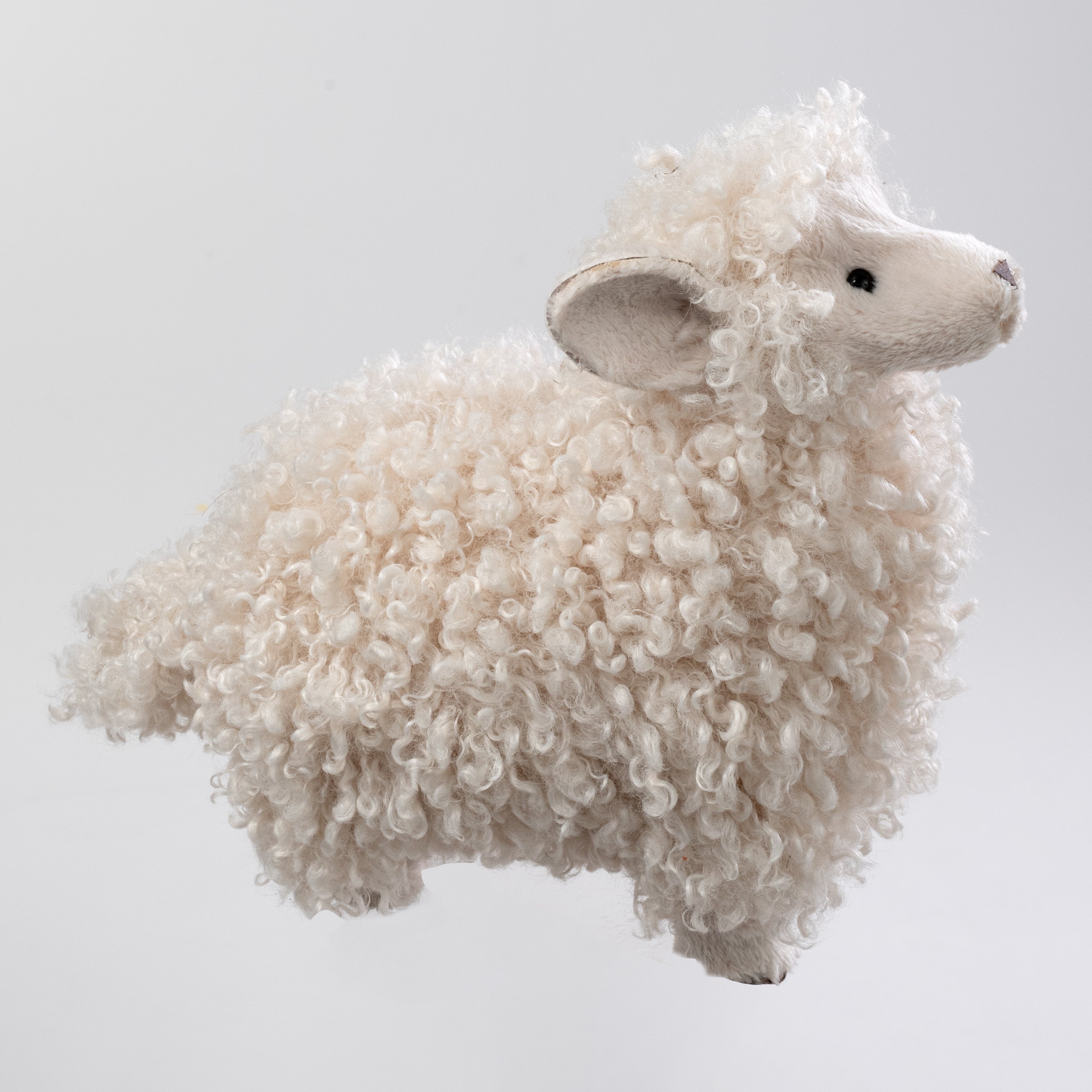 10" Faux Fur Sheep Decoration