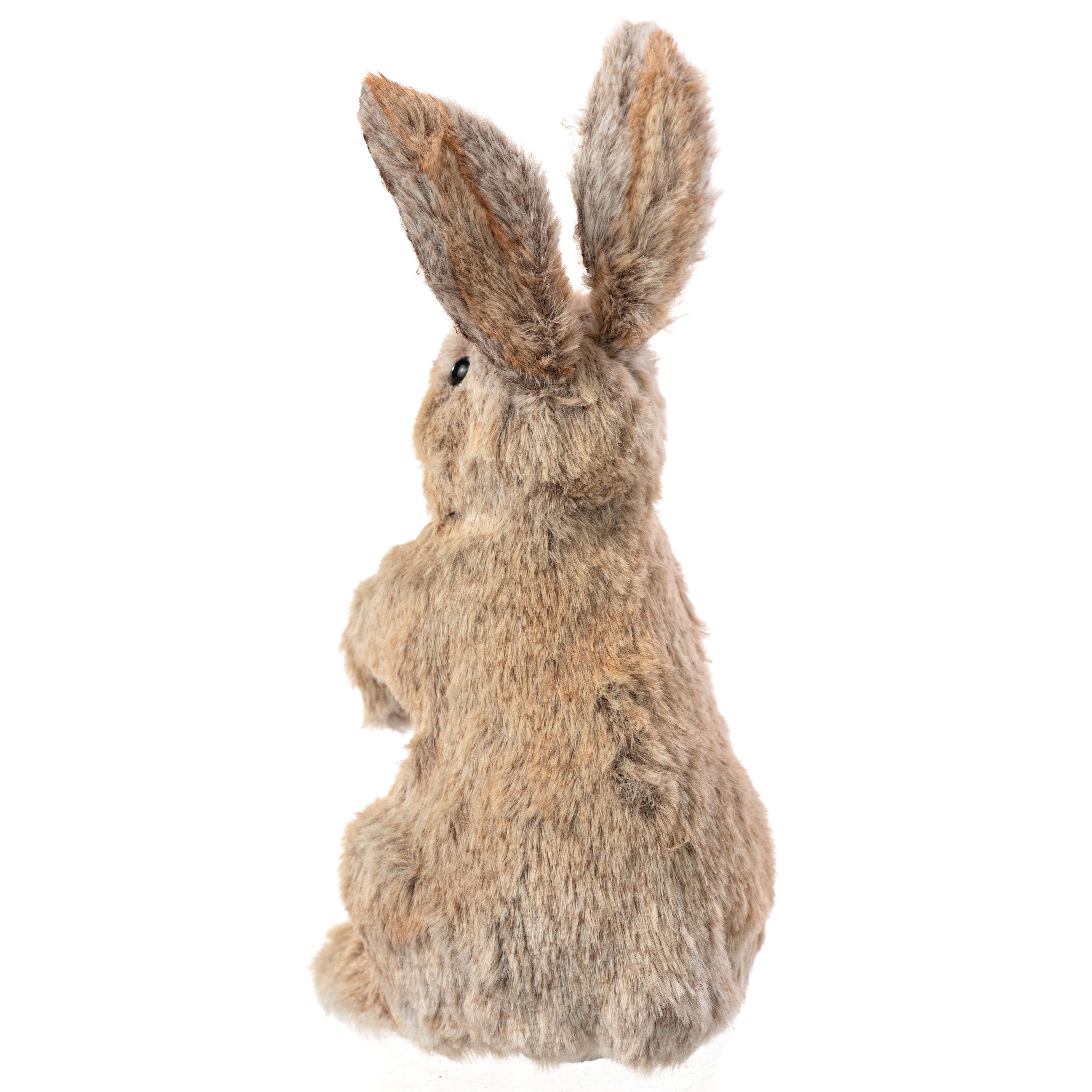 10" Faux Fur Bunny: Brown