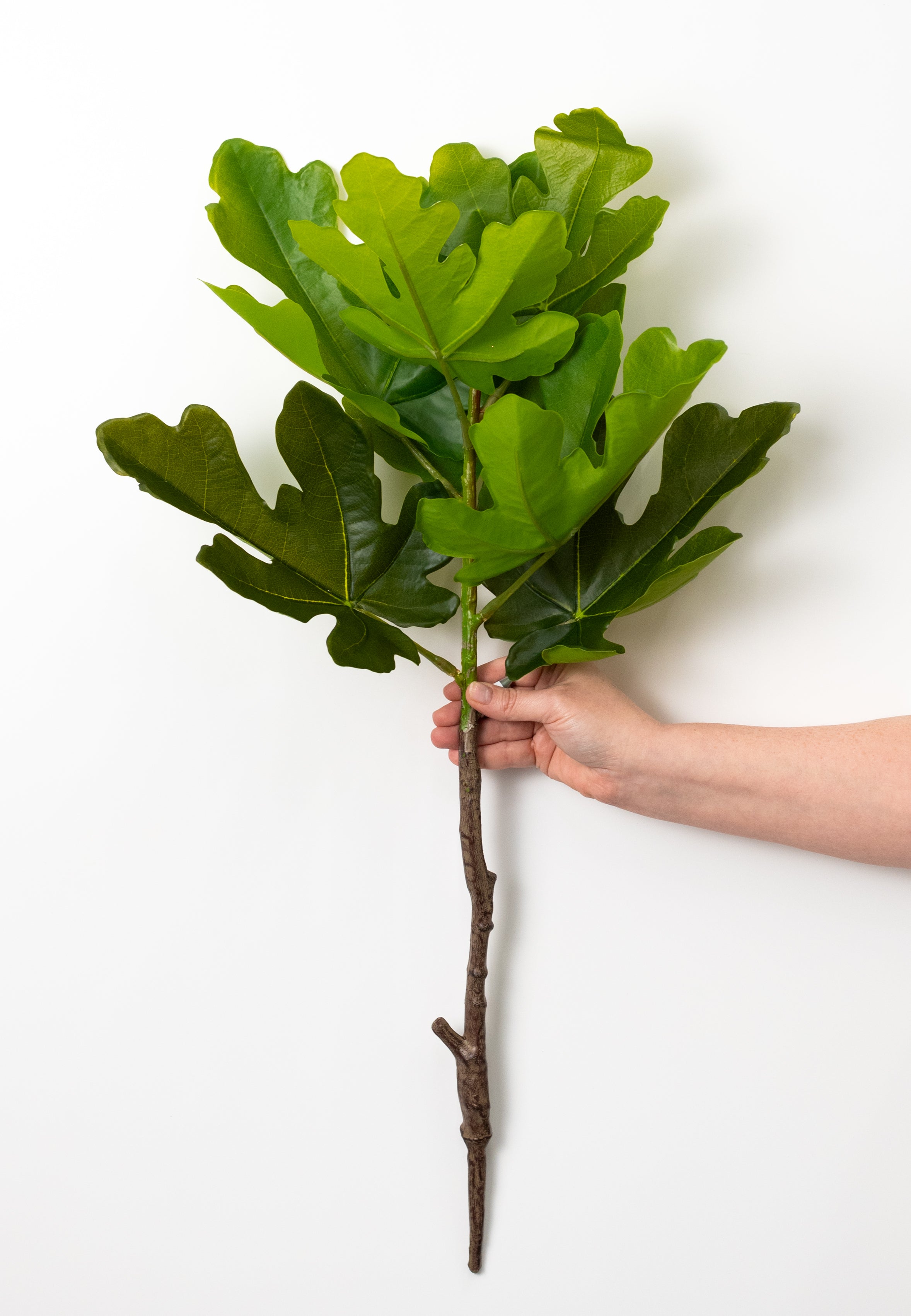 fiddle leaf fig branch artificial 30" Artificial Fig Leaf Branch