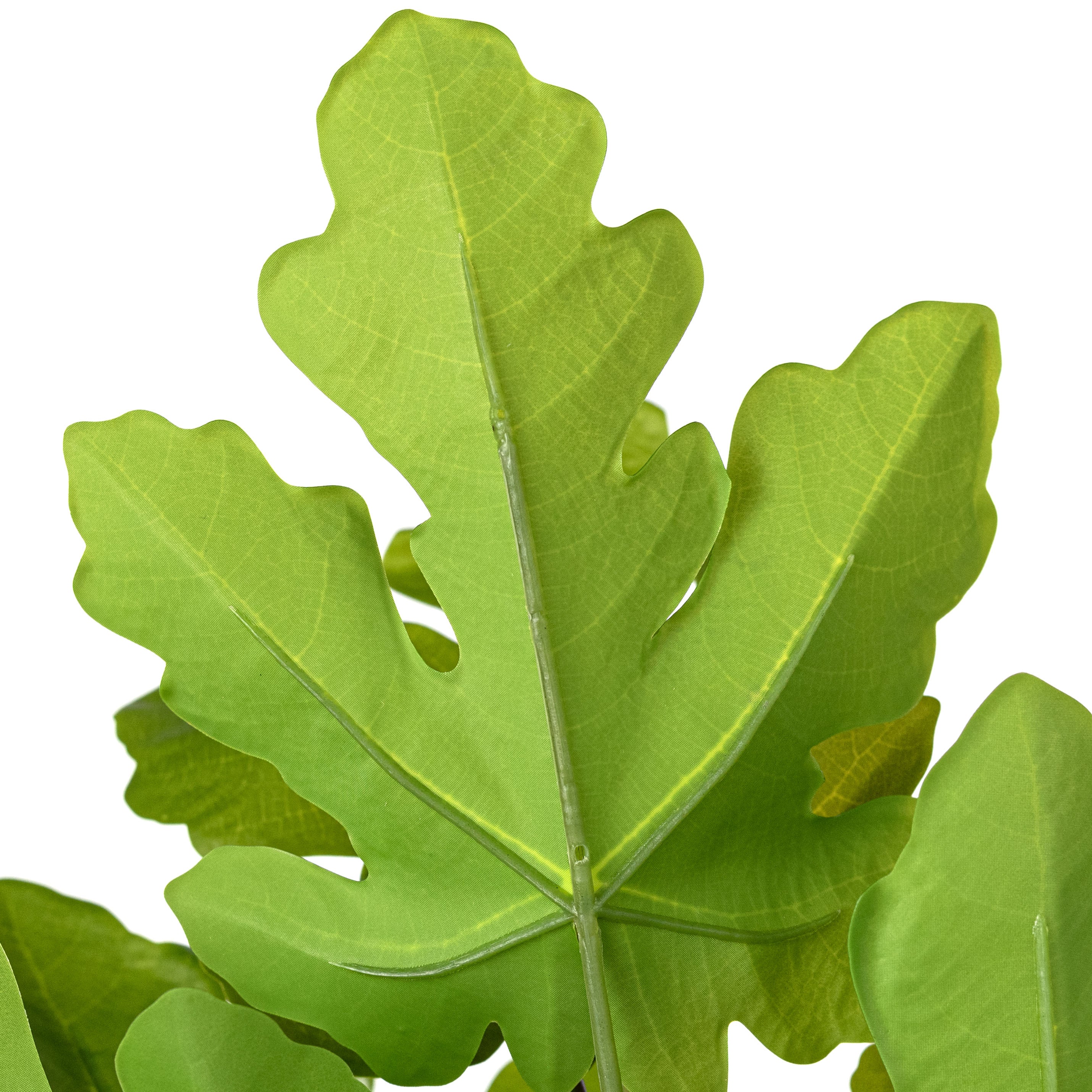 30" Artificial Fig Leaf Branch