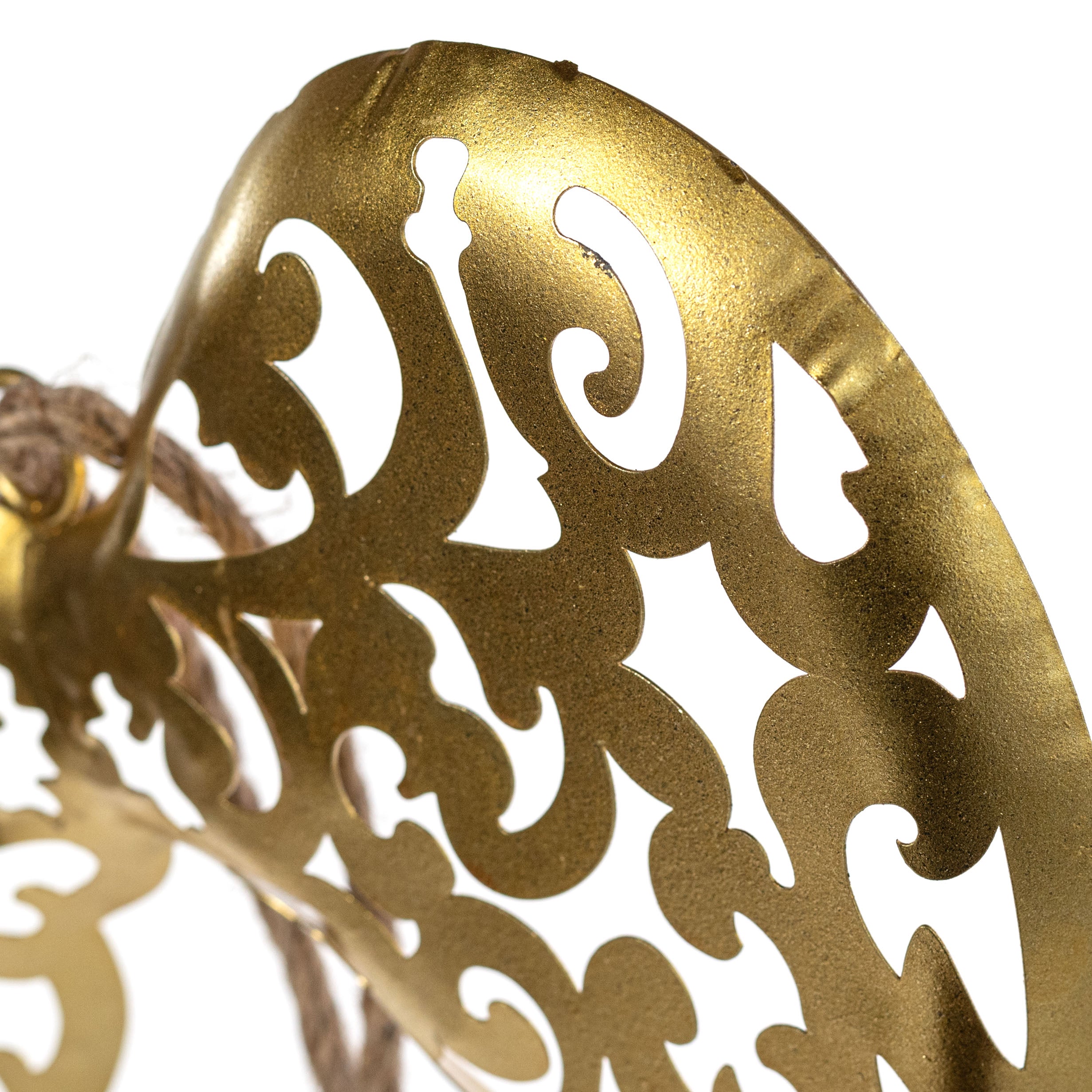 15.5" X 13" Angel Wing Decor: Gold