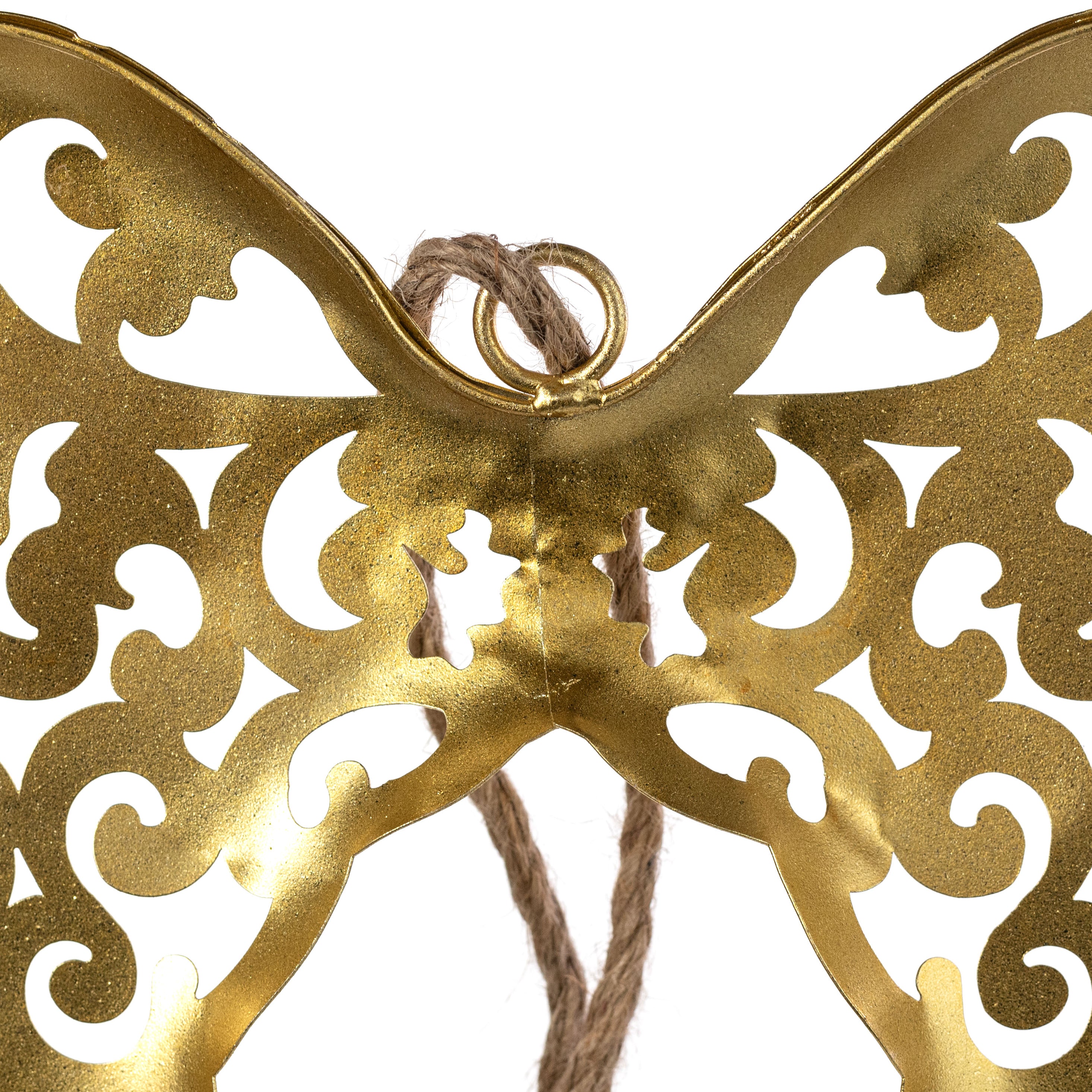 15.5" X 13" Angel Wing Decor: Gold