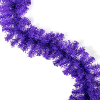 9' PVC Pine Garland: Purple (201 Tips)