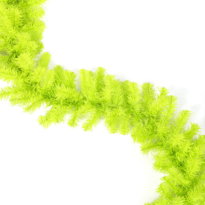 9' PVC Pine Garland: Lime Green (201 Tips)