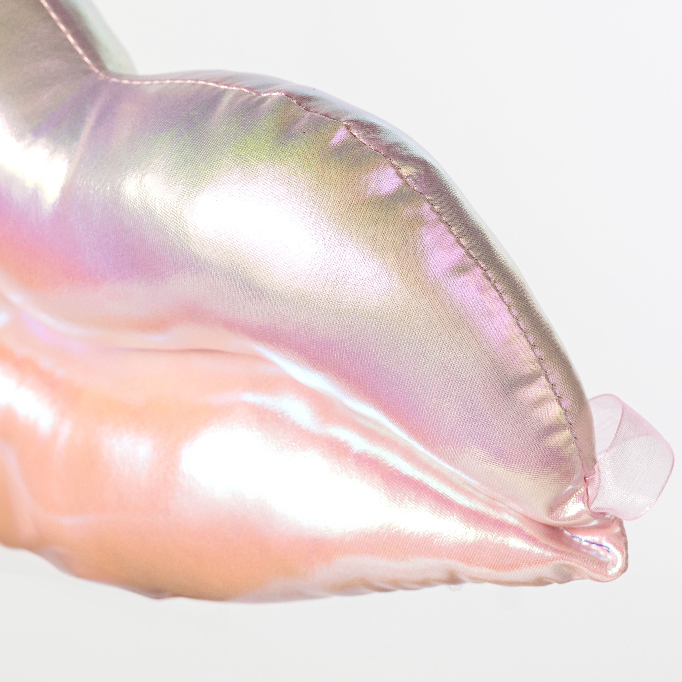 12" Iridescent Lips Ornament: Pink