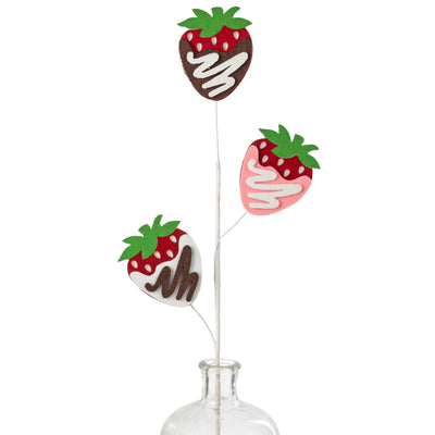 28" Chocolate Covered Strawberries Spray