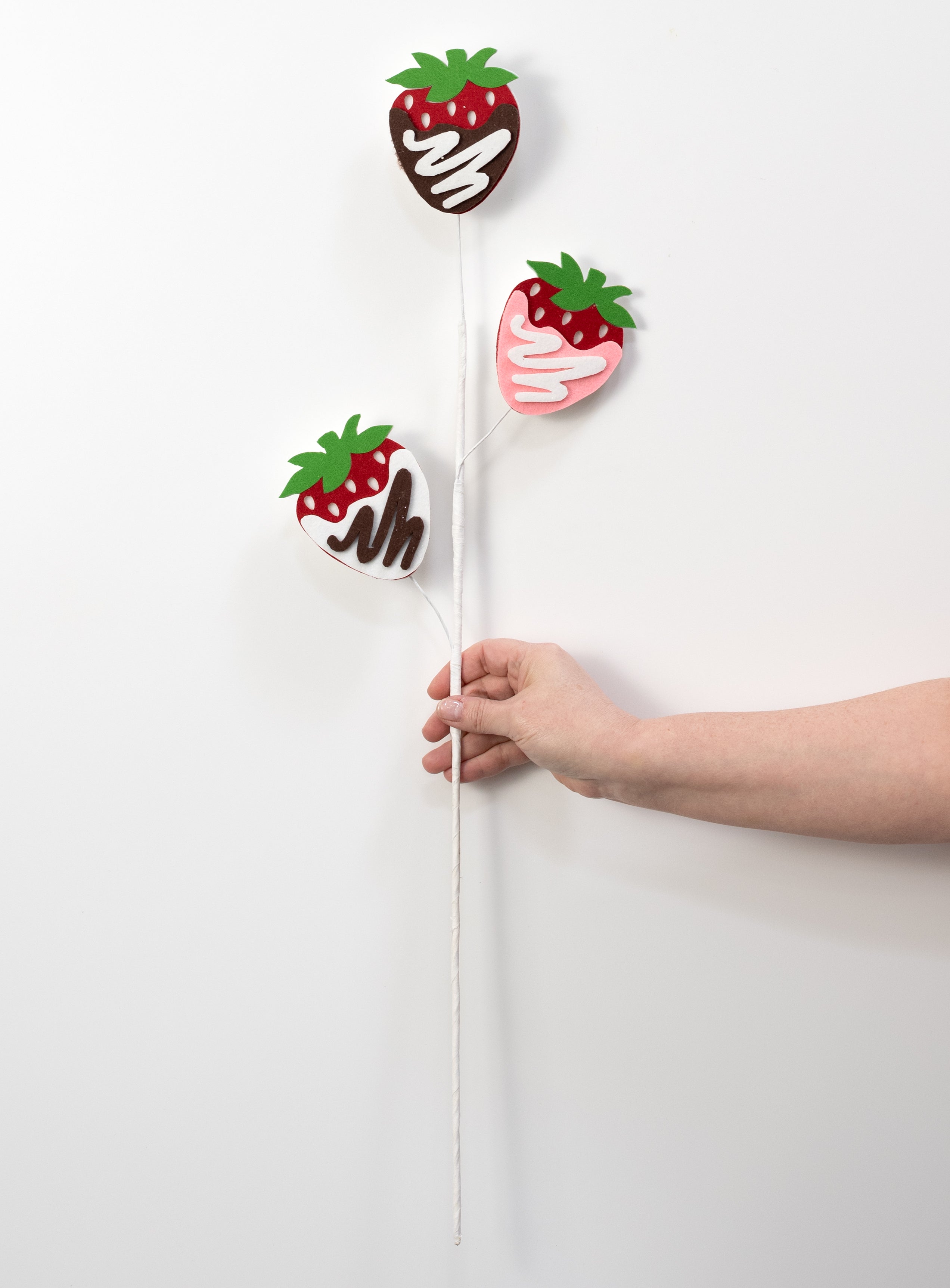 28" Chocolate Covered Strawberries Spray