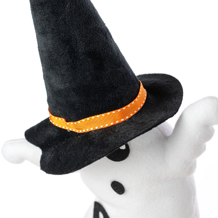 24" Plush Boo Ghost Witch Hat Spray