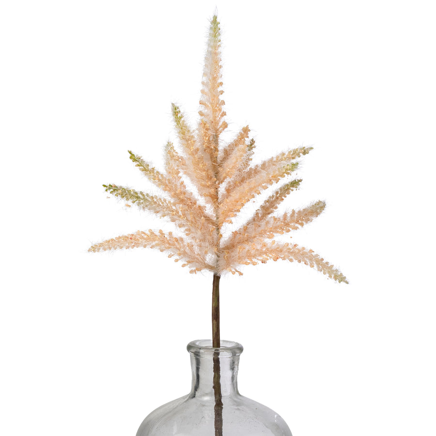 19" Astilbe Spray: Peach & Green