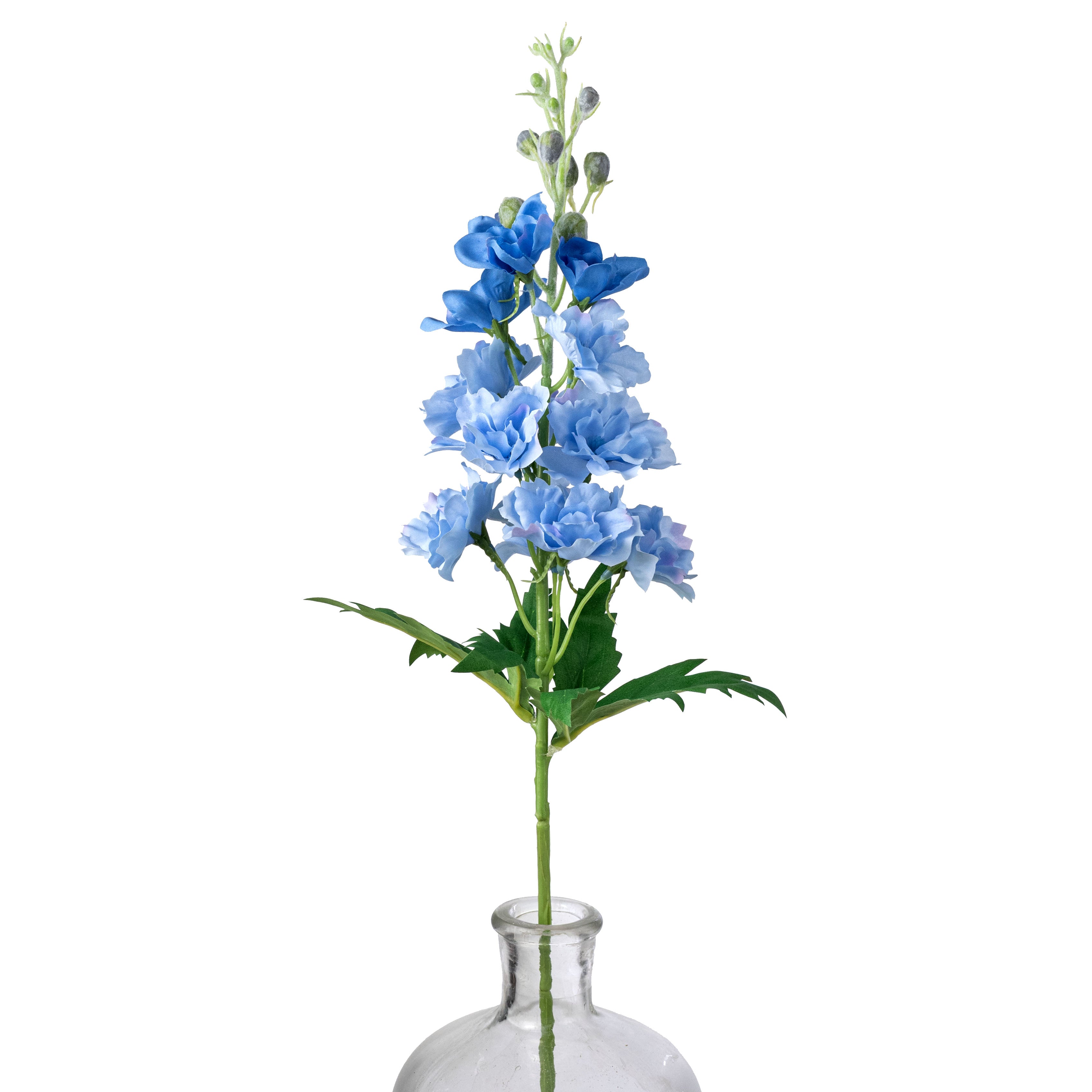 28" Silk Delphinium Spray: Blue