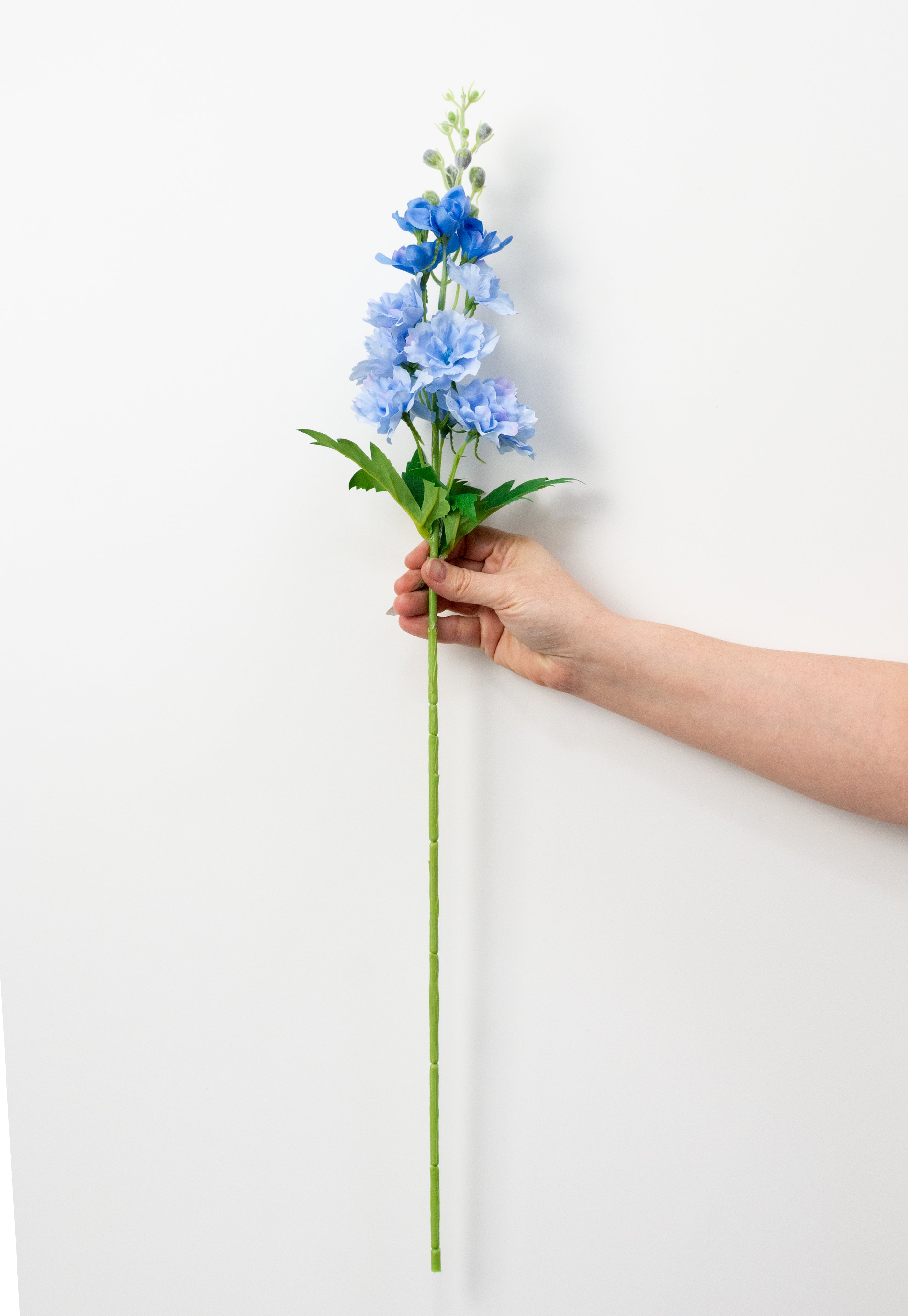 28" Silk Delphinium Spray: Blue