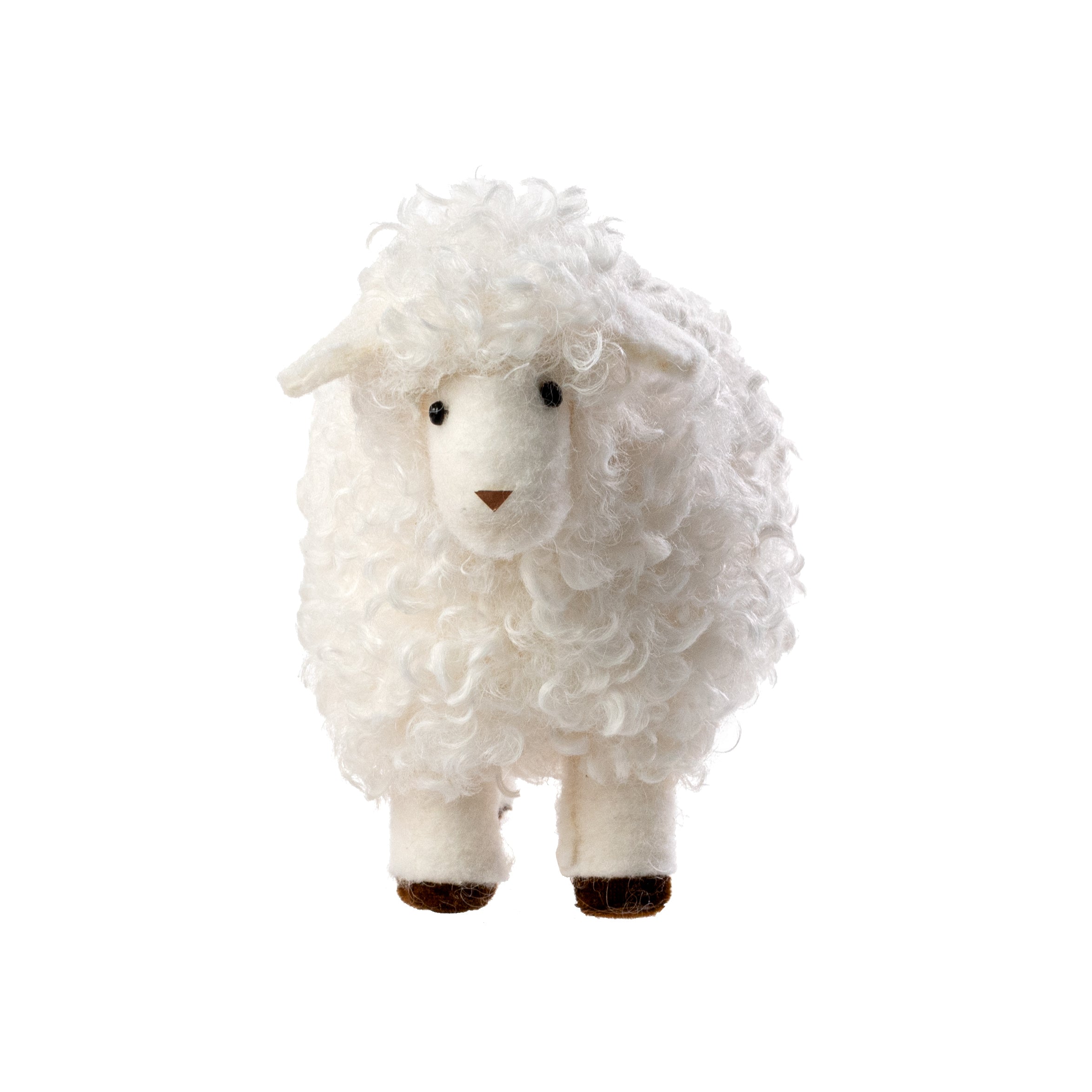 7.5" Faux Fleece Lamb Decoration