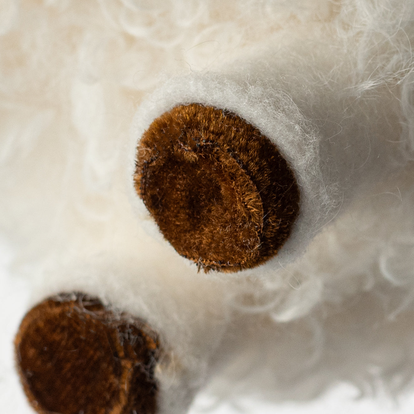 7.5" Faux Fleece Lamb Decoration