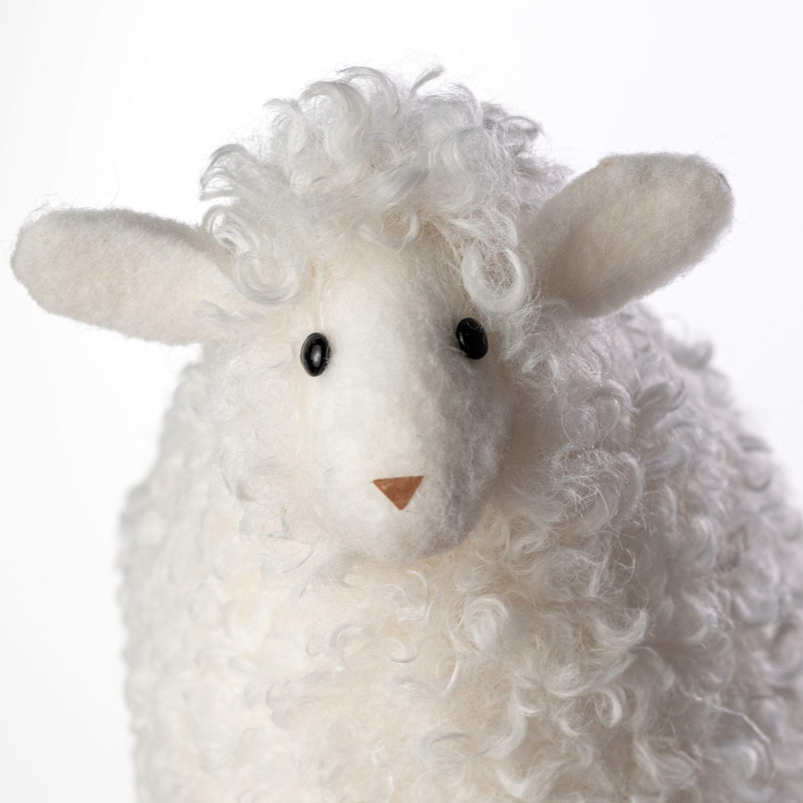 9.5" Faux Fleece Lamb Decoration