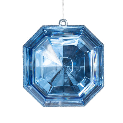 6" Jewel Gem Ornament: Blue