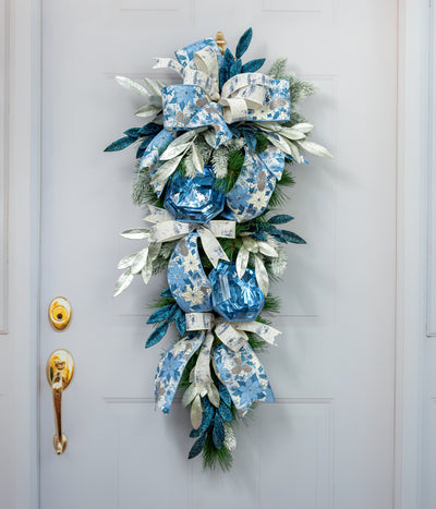 6" Jewel Gem Ornament: Blue