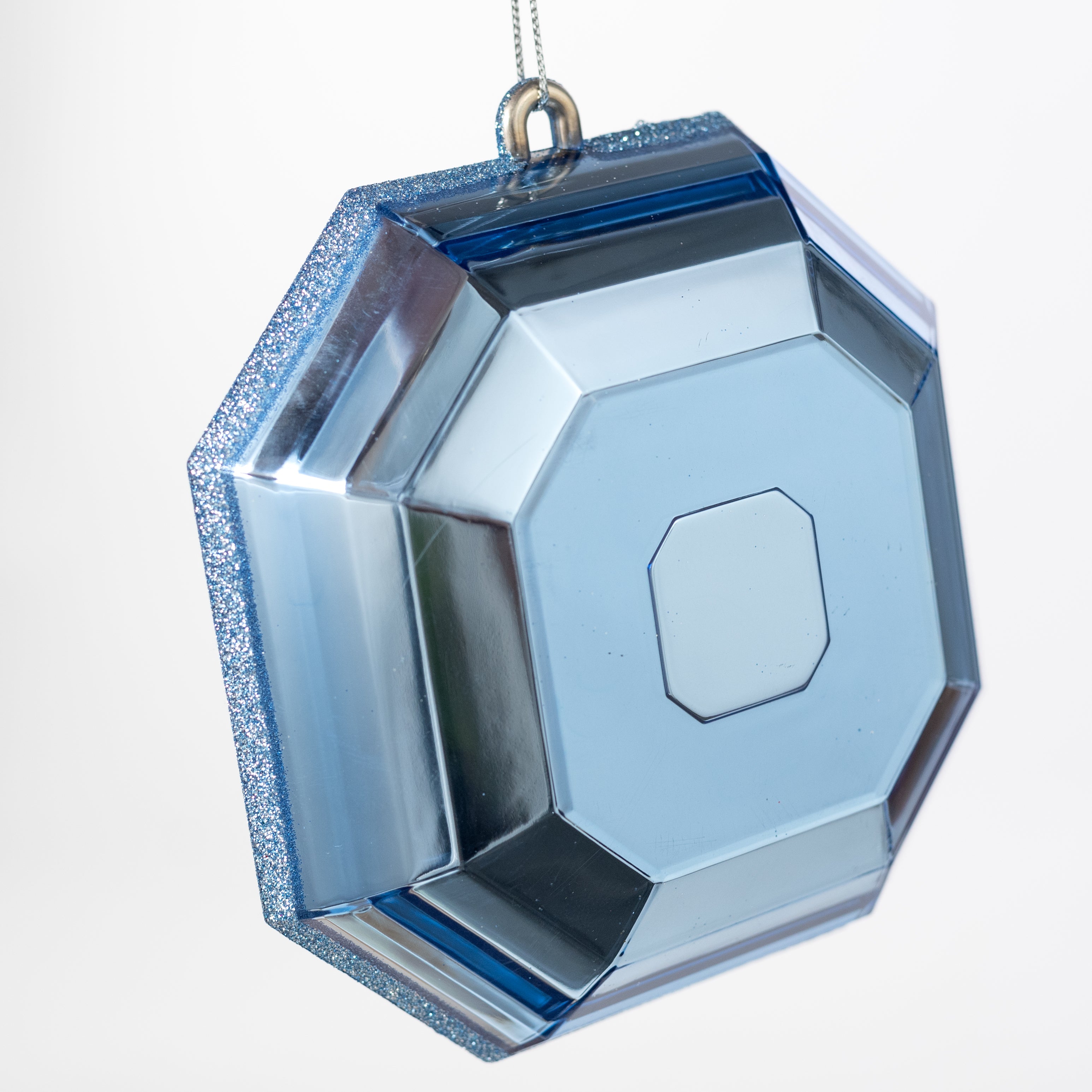 6" Jewel Gem Ornament: Blue