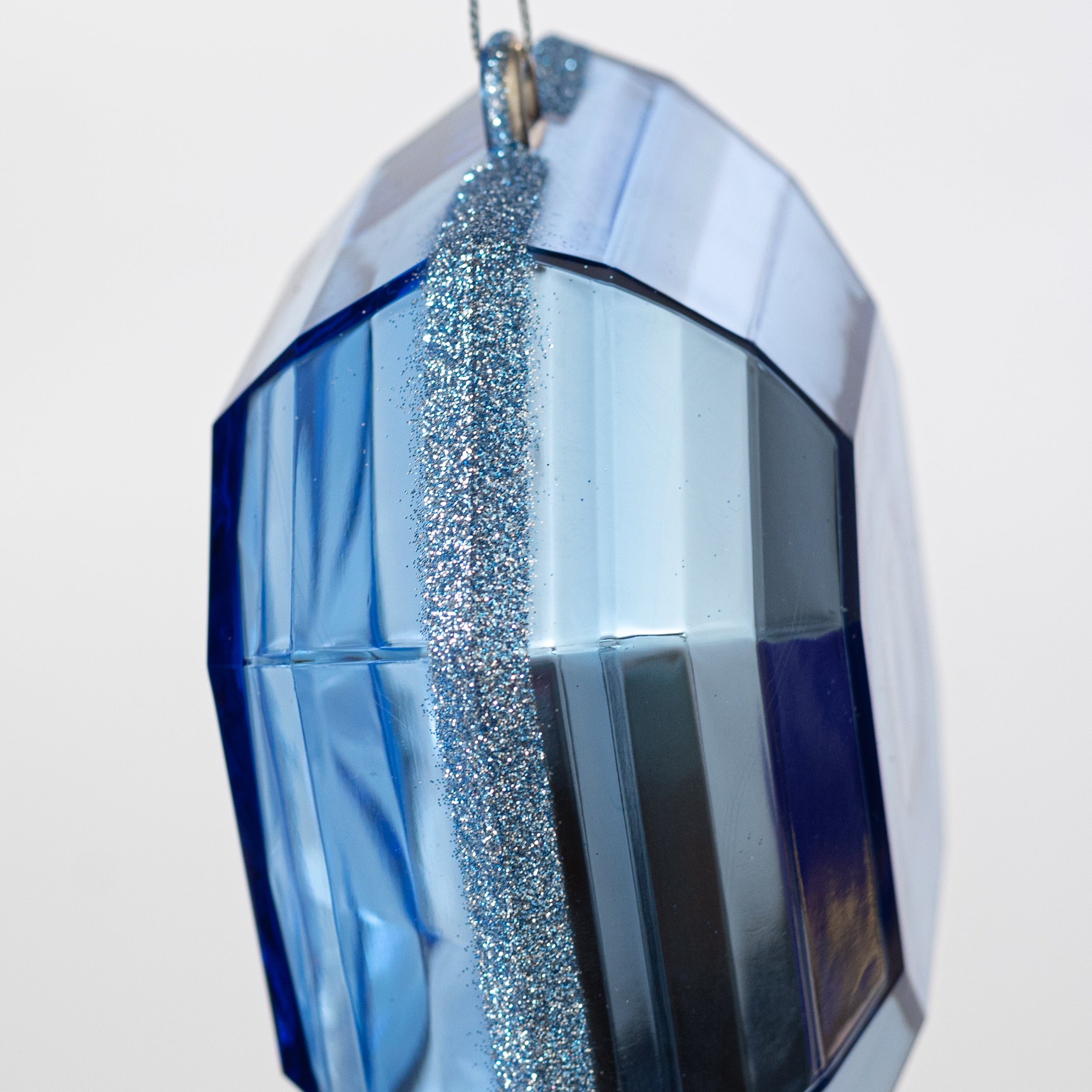 6" Jewel Gem Ornament: Blue