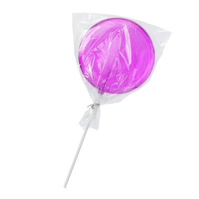 6" x 14" Candy Lollipop Stick: Clear Lavender