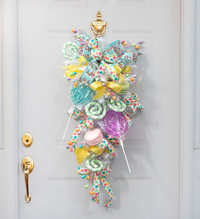 6" x 14" Candy Lollipop Stick: Clear Lavender