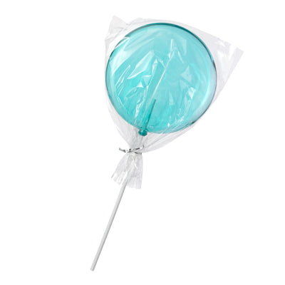 6" x 14" Candy Lollipop Stick: Clear Ice Blue