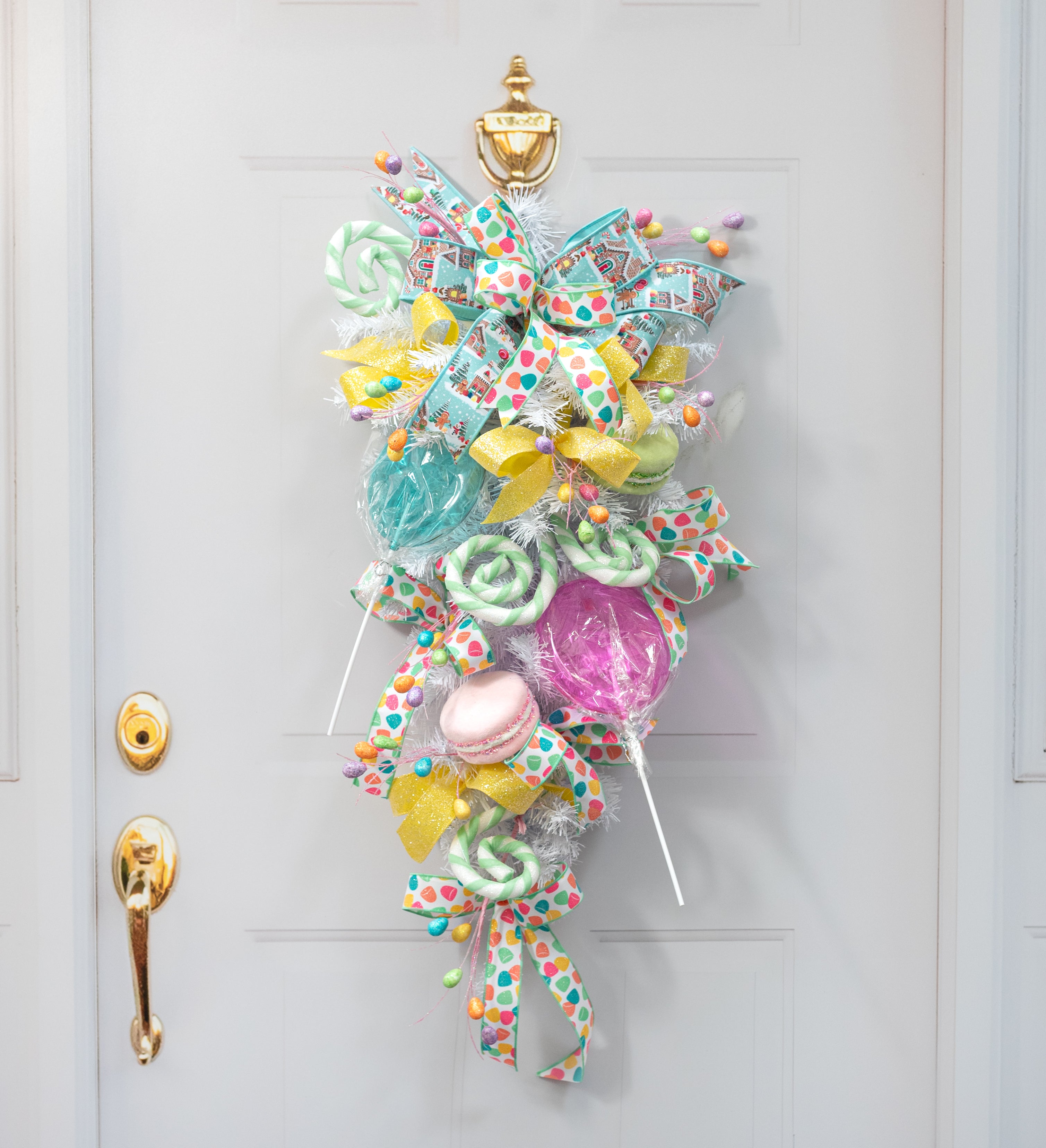 6" x 14" Candy Lollipop Stick: Clear Ice Blue