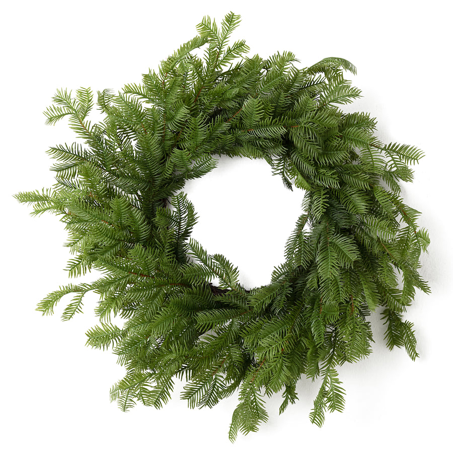 24" Real Touch Balsam Pine Wreath