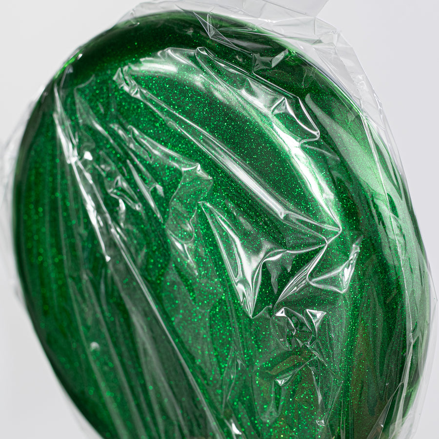 8" x 19" Candy Lollipop Stick: Glitter Emerald Green