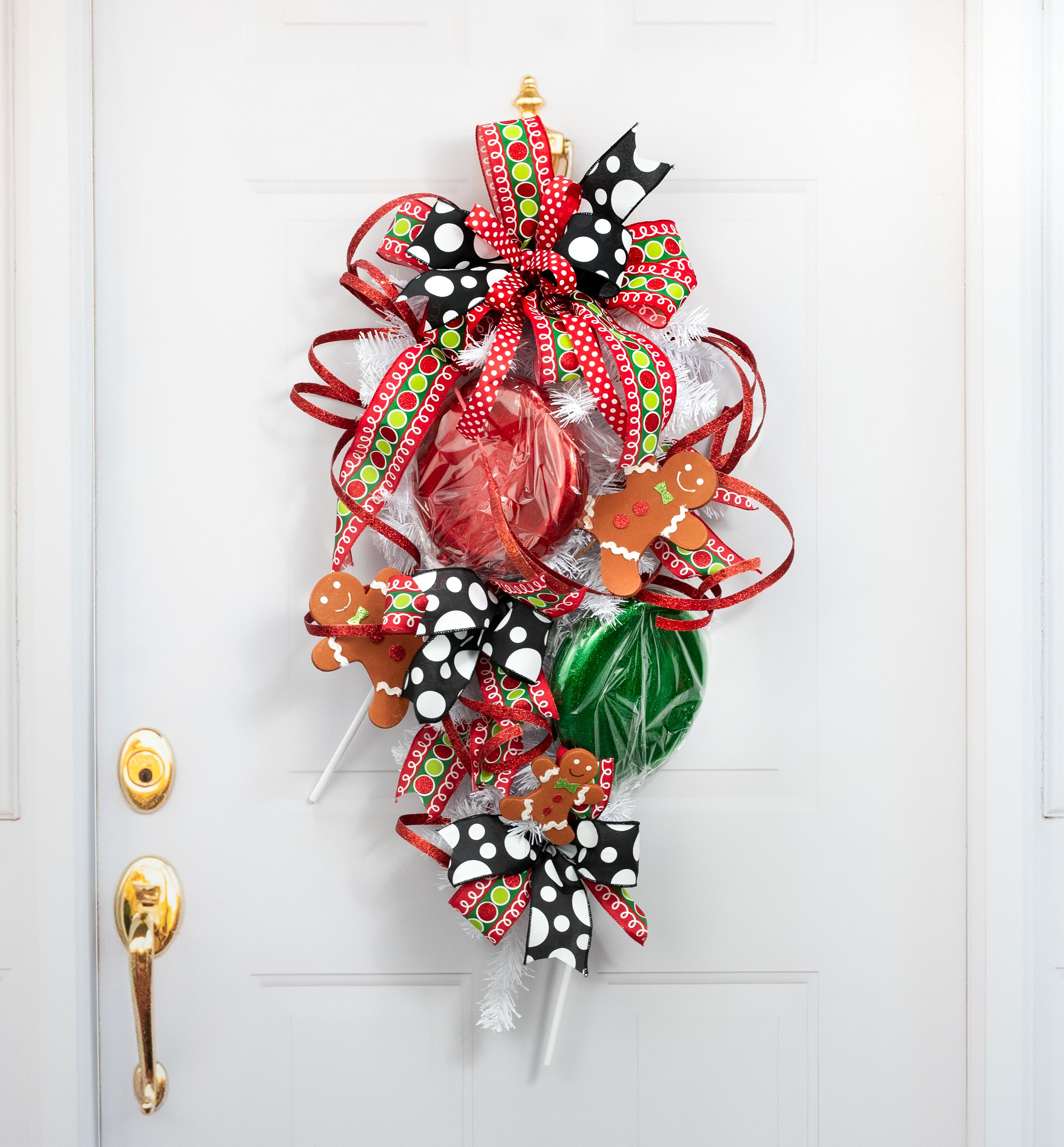 8" x 19" Candy Lollipop Stick: Glitter Red