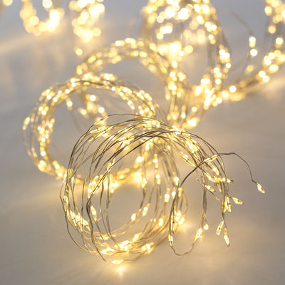 78" LED Warm White Lights with Timer (600 LEDs - AC Power)