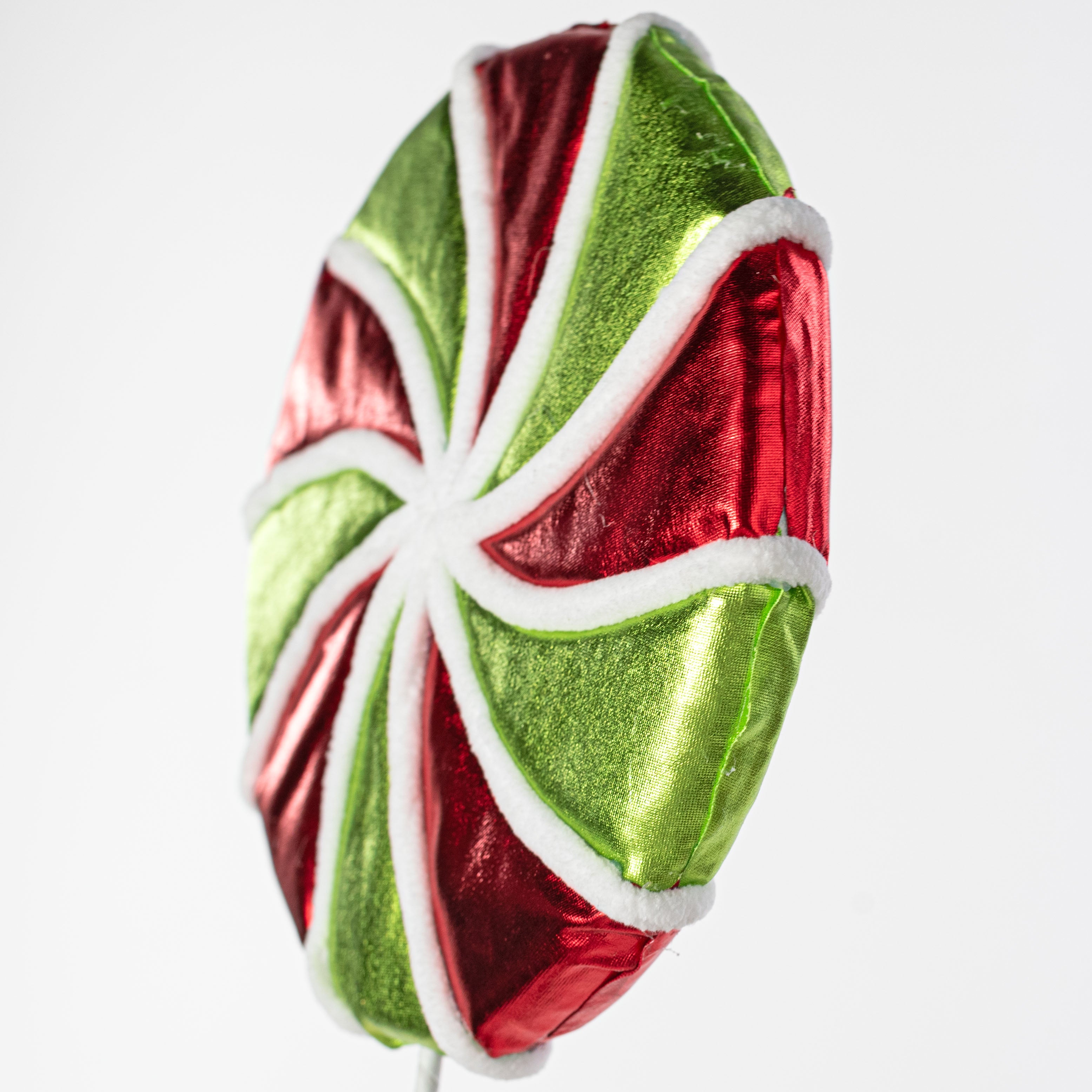 8" x 26" Metallic Lollipop Spray: Red & Lime Green