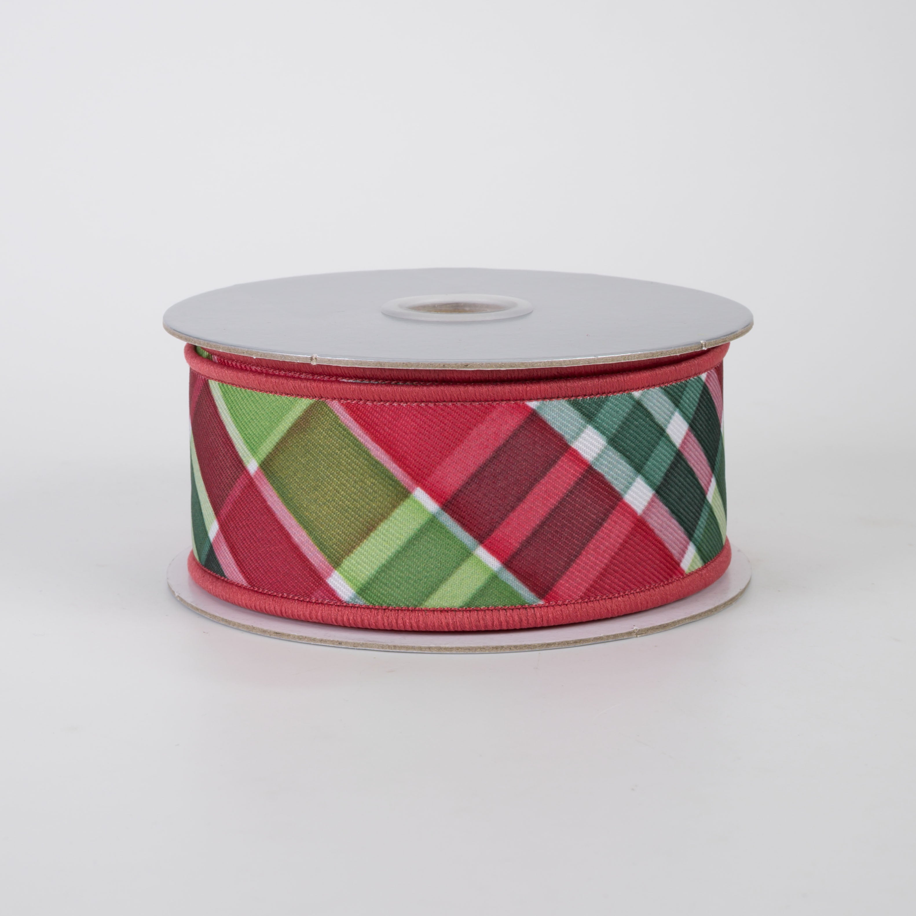 1.5" Deluxe Bold Plaid Ribbon: Christmas (10 Yards)