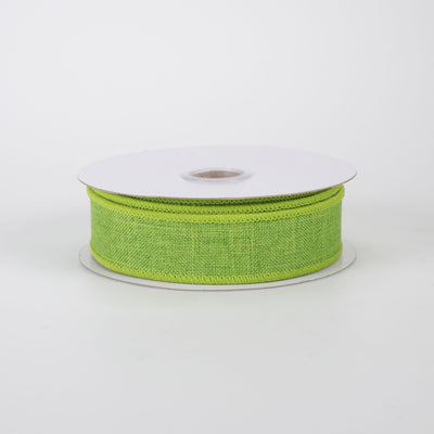 7/8" Royal Canvas Ribbon: Fresh Green (10 Yards)