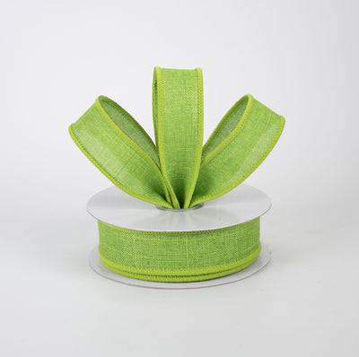 7/8" Royal Canvas Ribbon: Fresh Green (10 Yards)