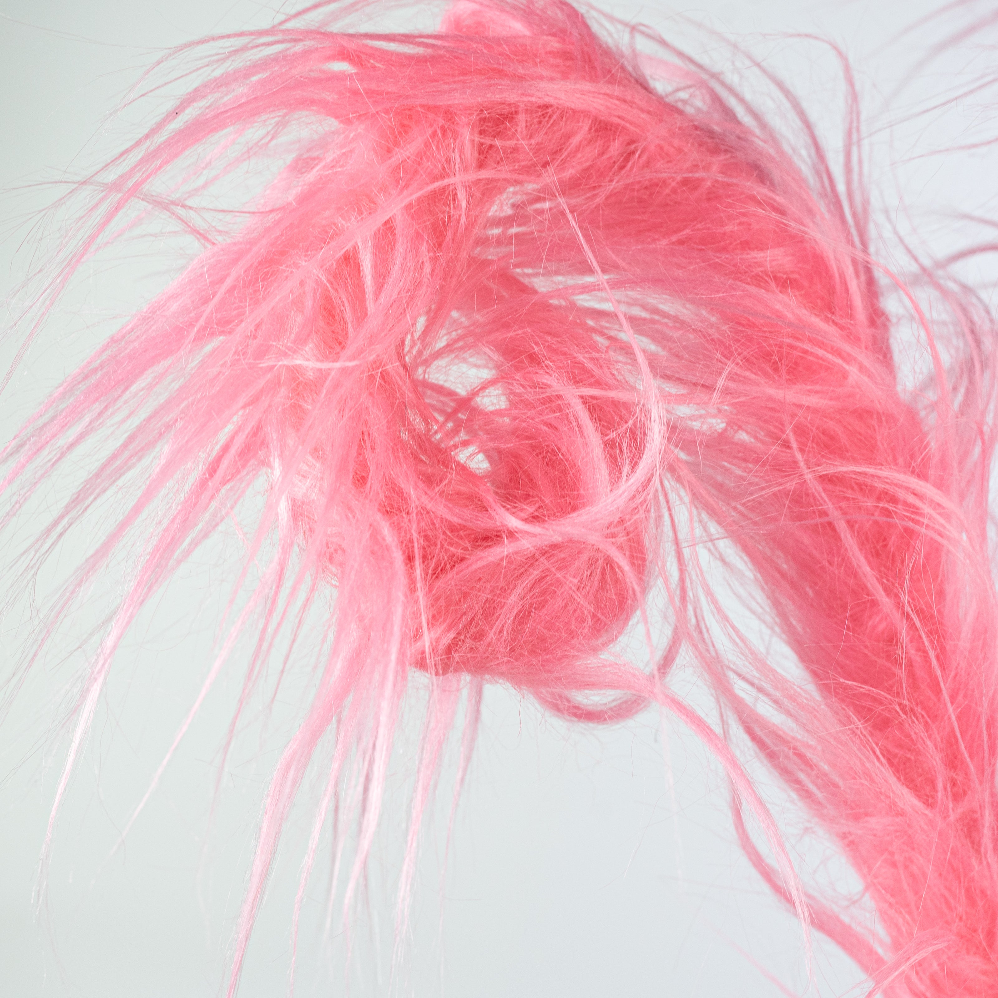 28" Furry Spiral Curly Spray: Pink