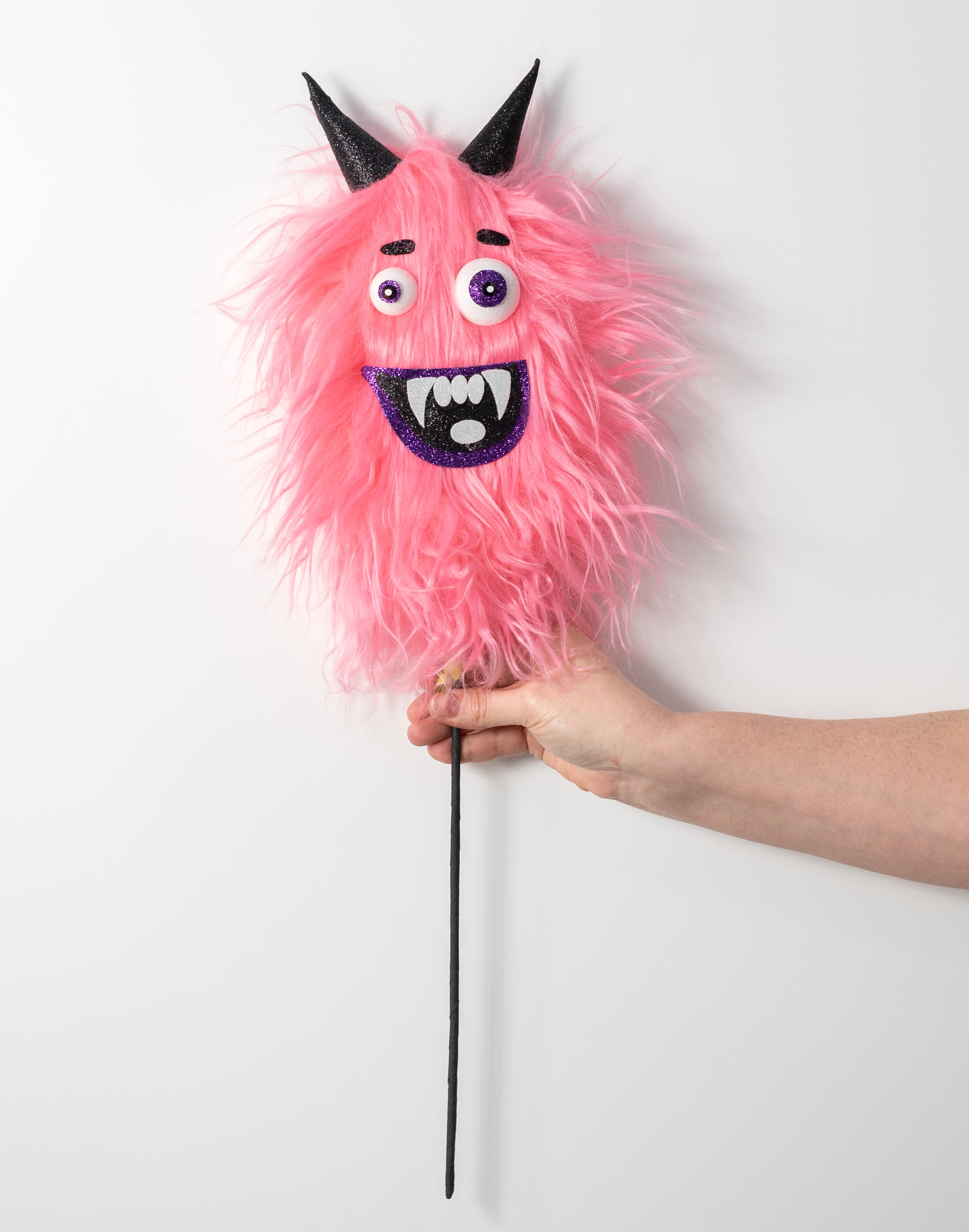 24" Furry Monster Spray: Pink