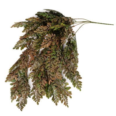 34" Plastic Herb of Grace Leaves Hanging Bush: Sage Green (5 Stem)