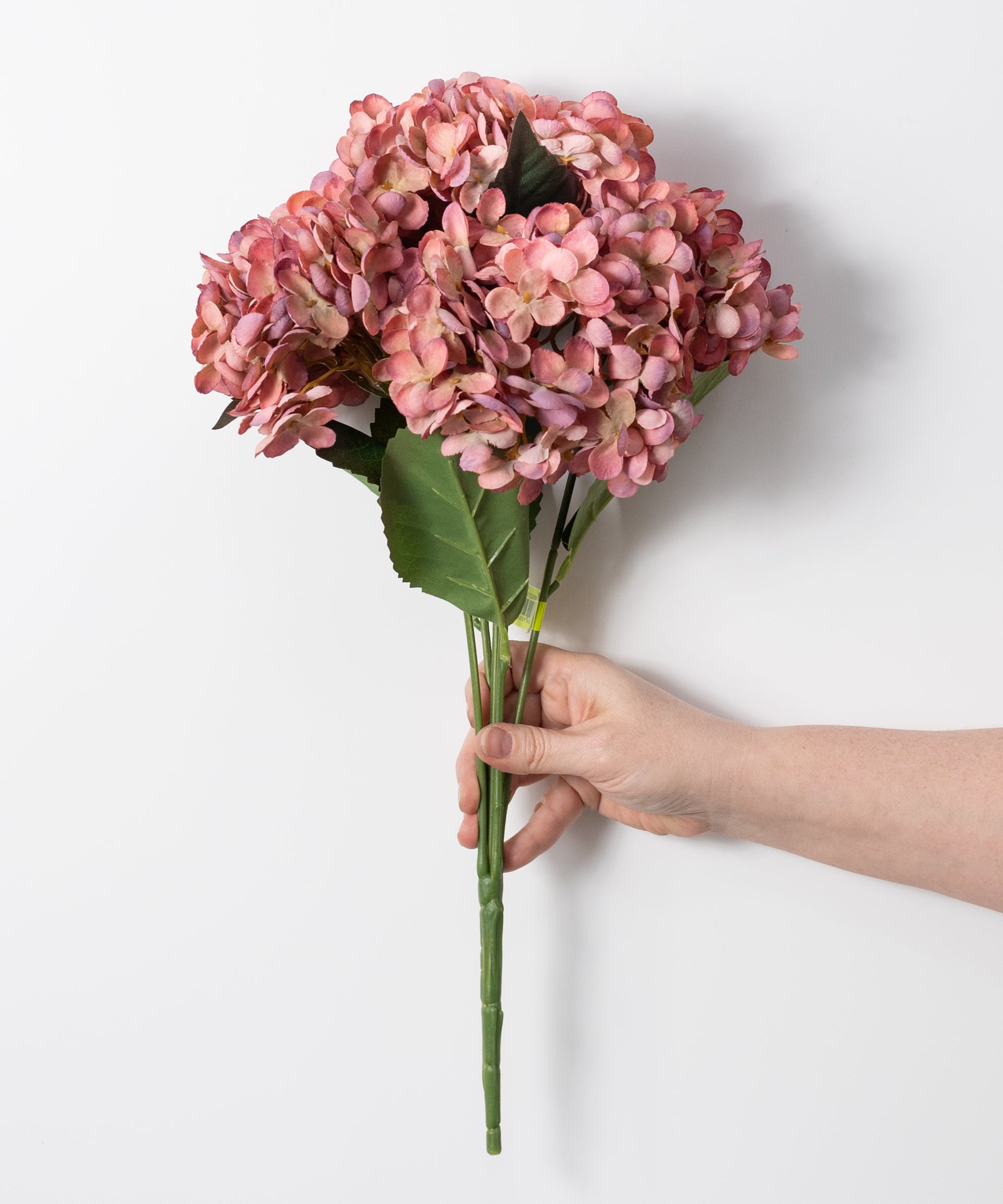 19" Hydrangea Bush: Mauve (5 Stem)