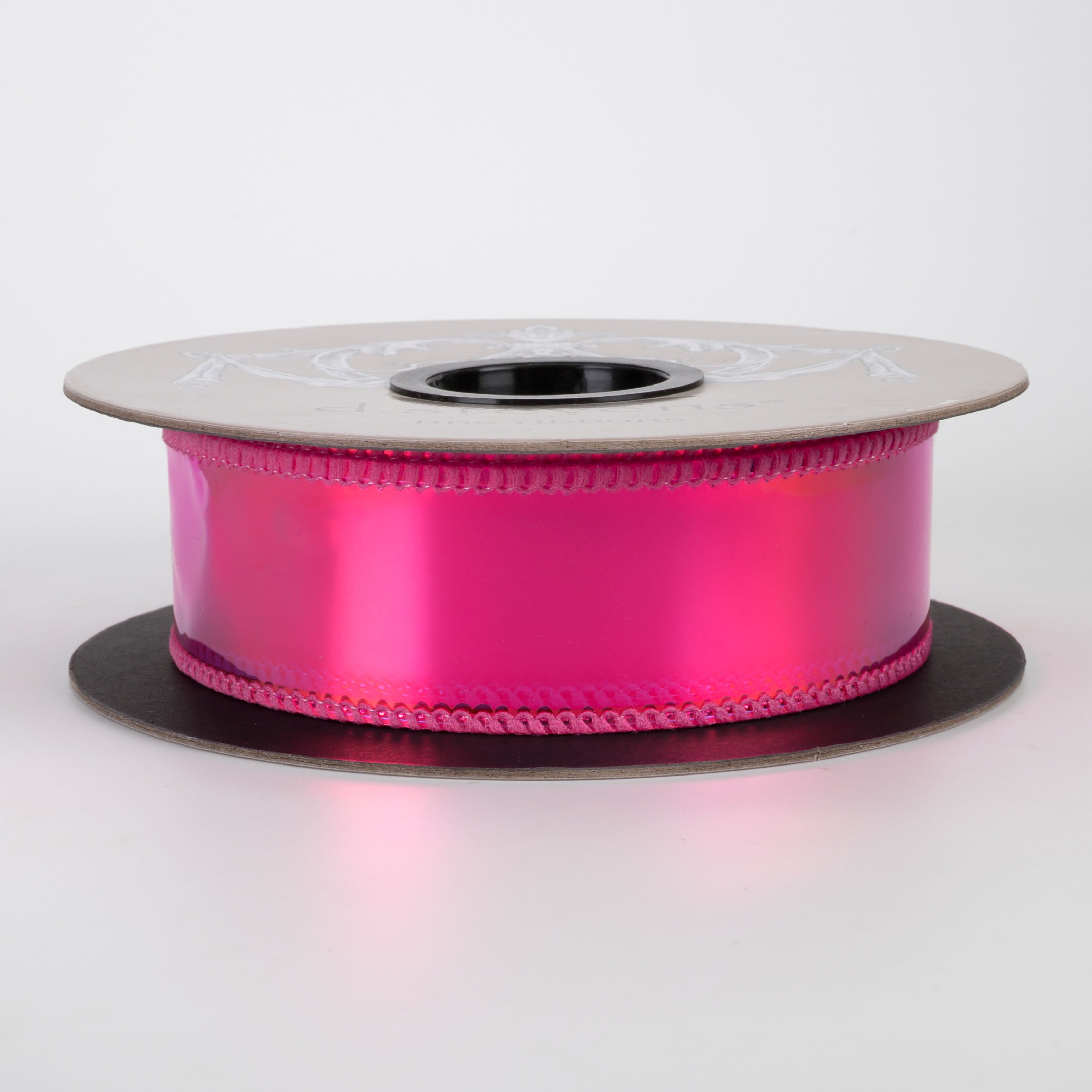 [D Stevens] 1.5" PVC Jelly Bean Ribbon: Iridescent Shocking Pink (10 Yards)