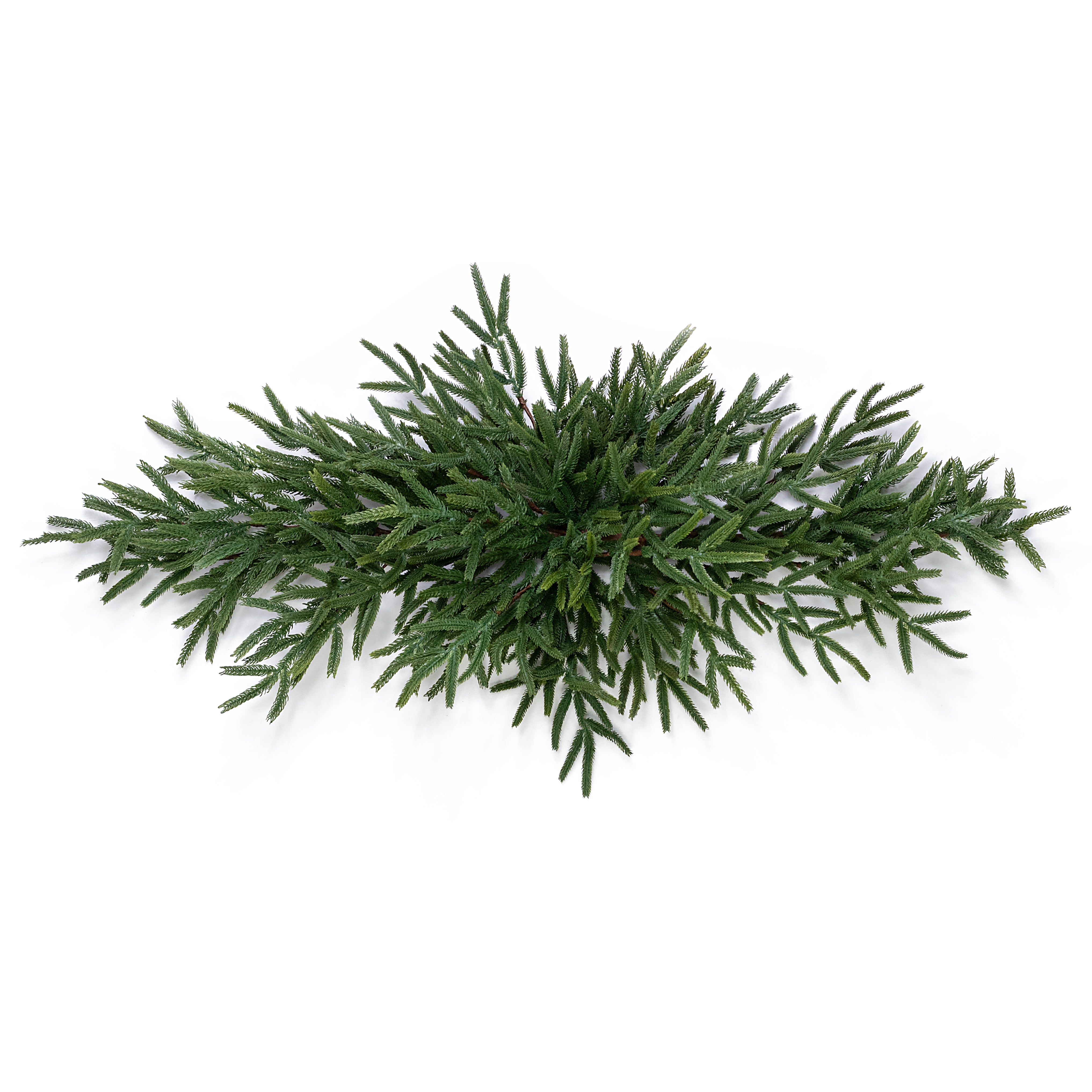 44" Real Touch Norfolk Island Pine Mantle Swag