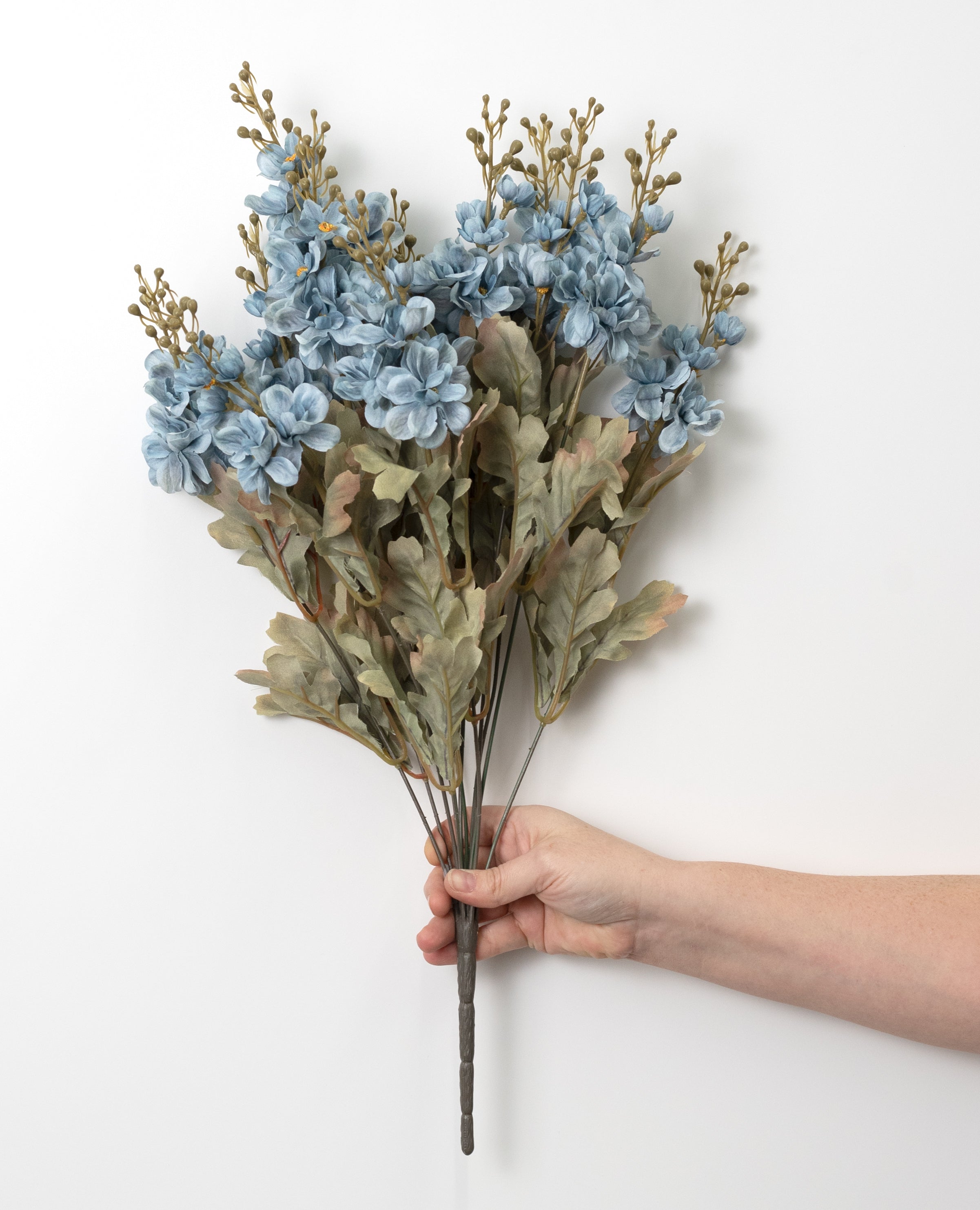 23" Fall Delphinium Bush: Blue (12 Stem)