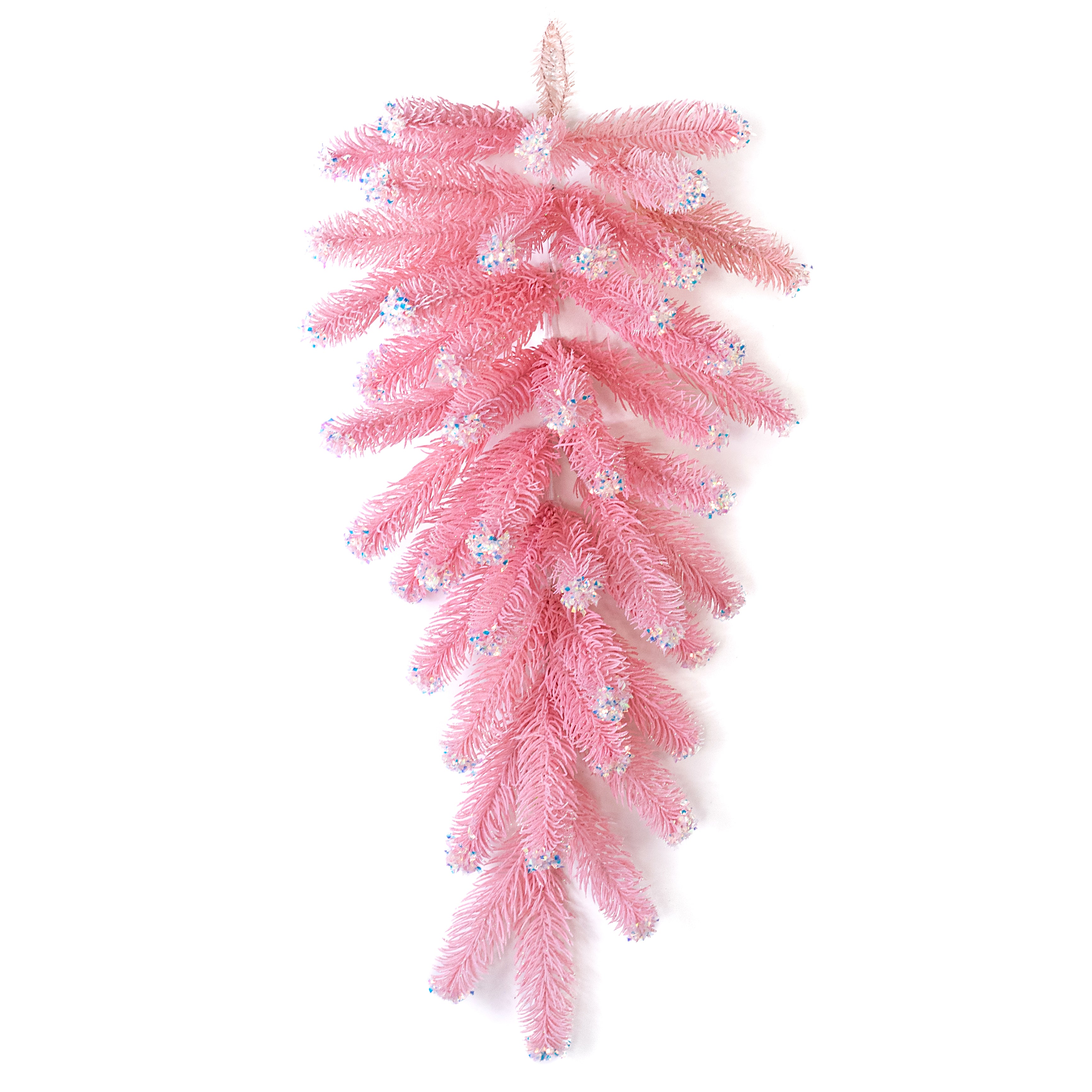 32" Iridescent Spark Teardrop: Candy Pink (43 Tips)
