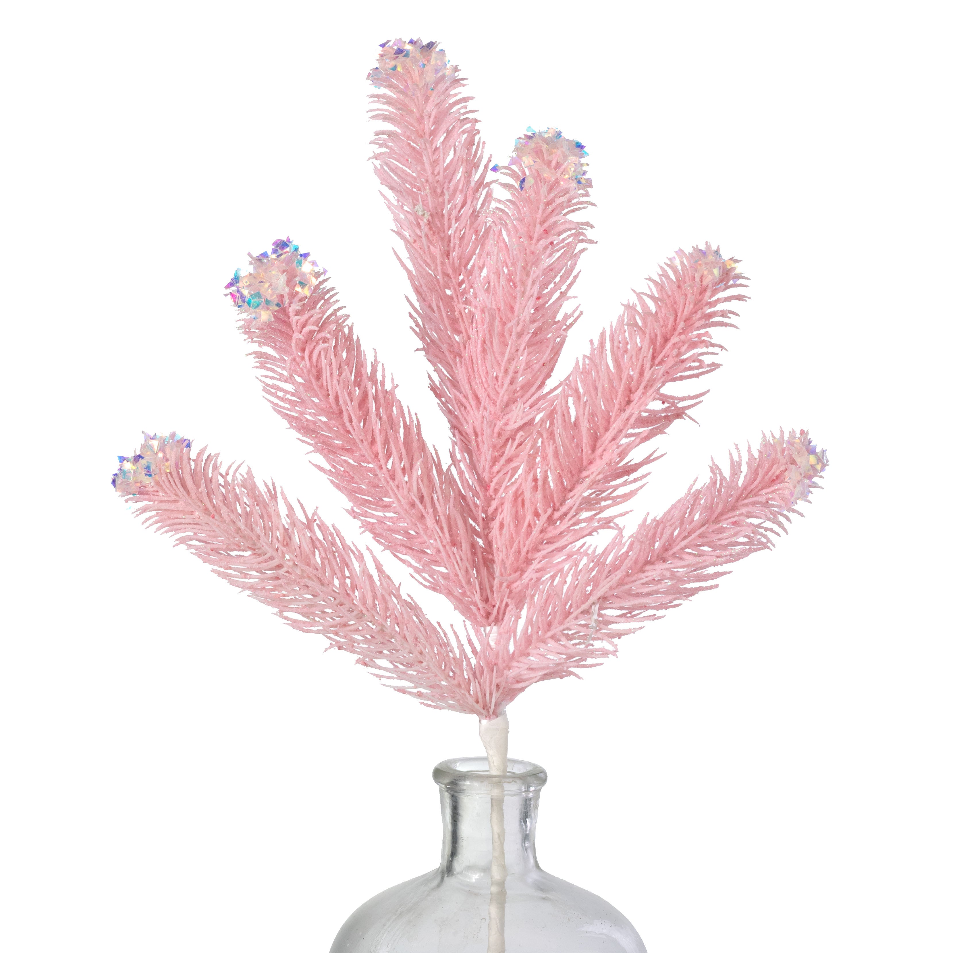 18" Iridescent Spark Pick: Candy Pink (6 Tips)