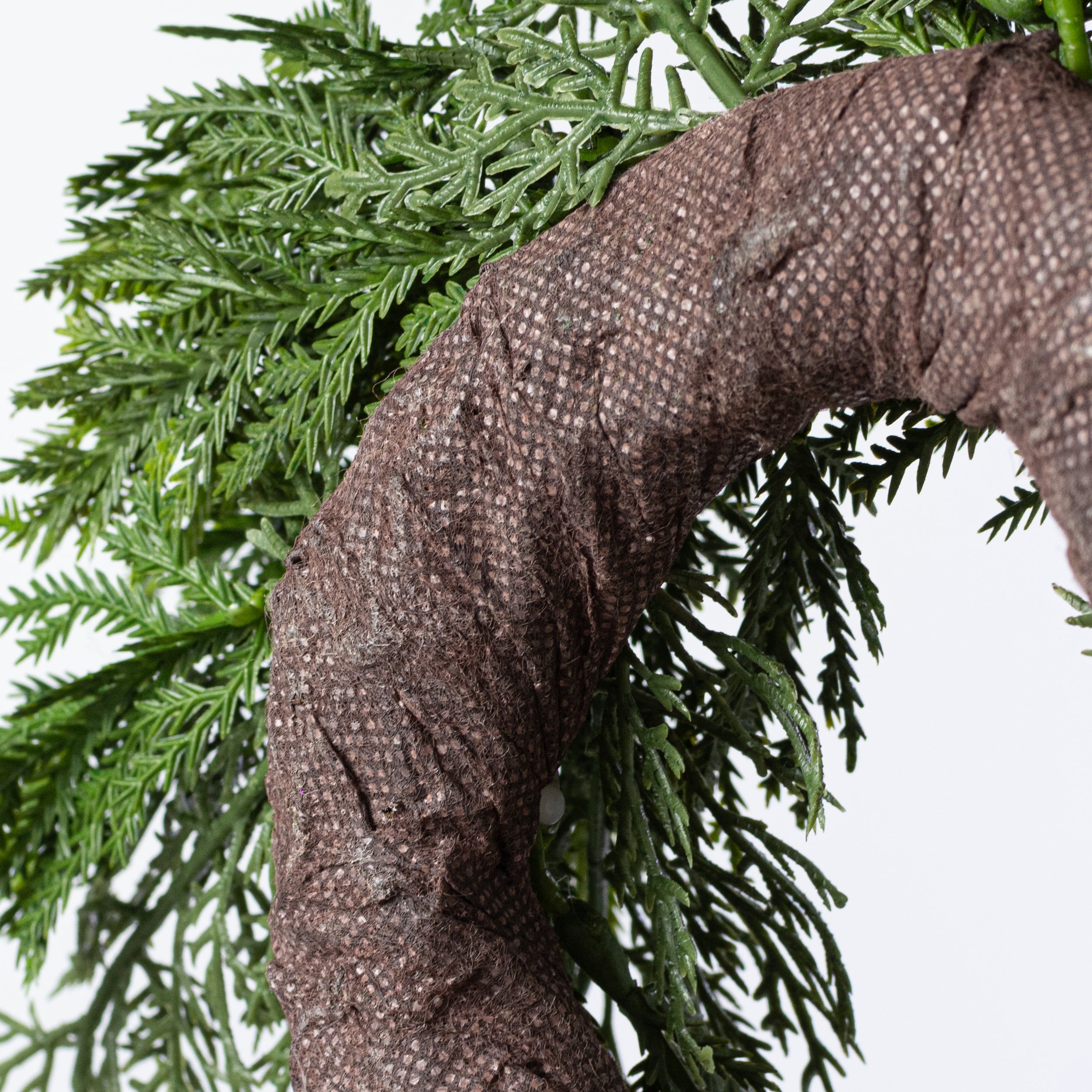 16" Faux Cedar Cabinet Wreath