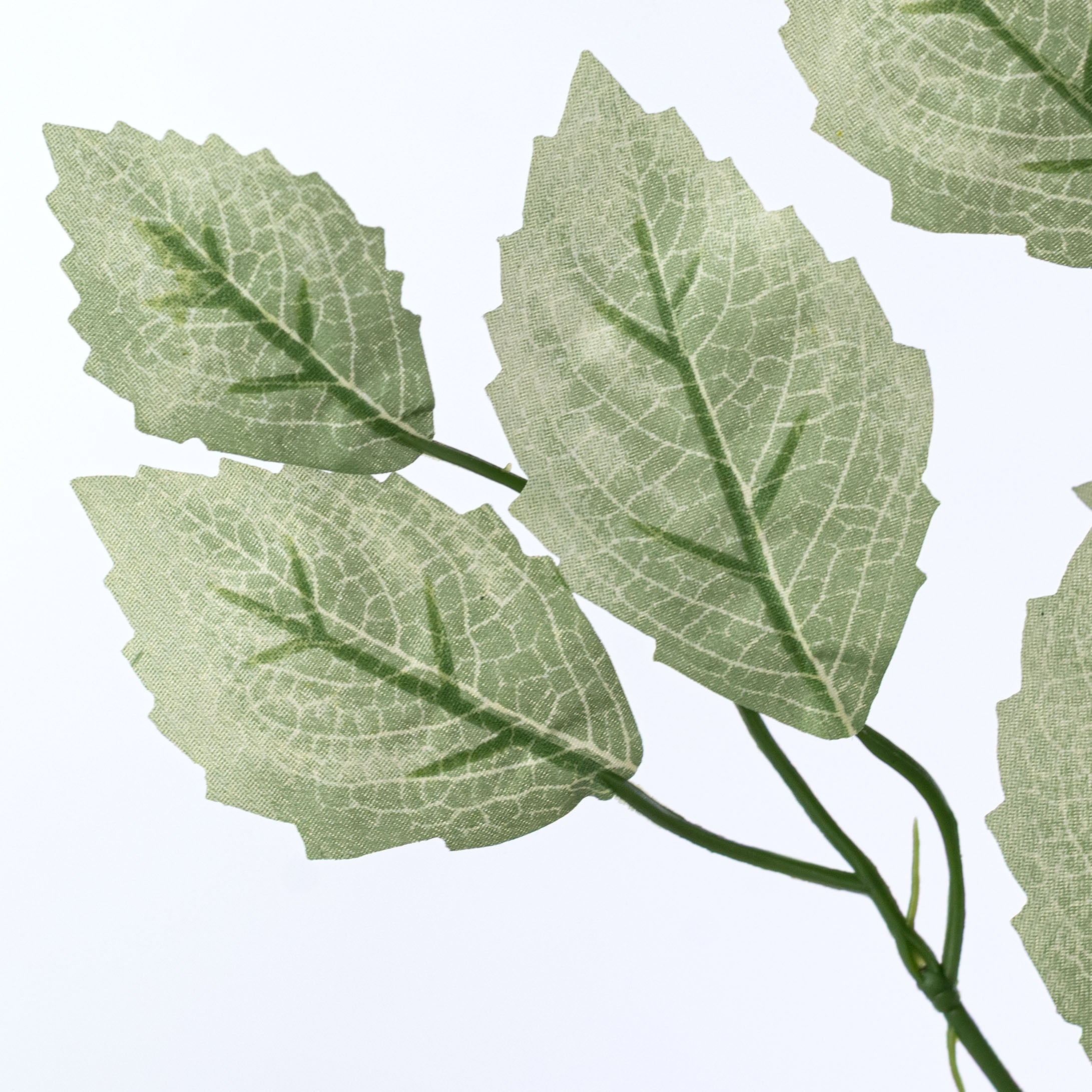 28" Rose Leaf Sprays: Sage Green (12)