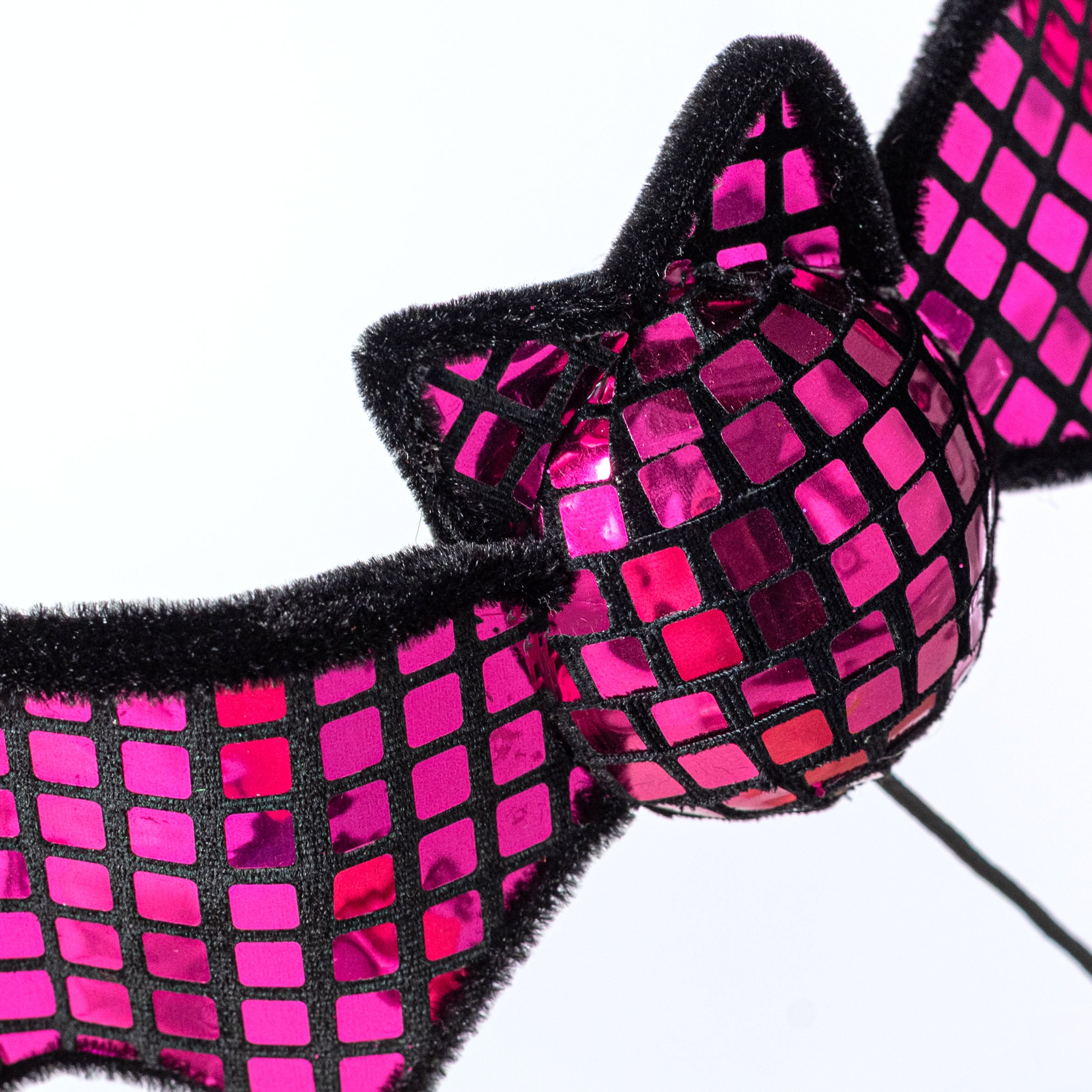 25" Mirror Disco Ball Bat Spray: Fuchsia Pink