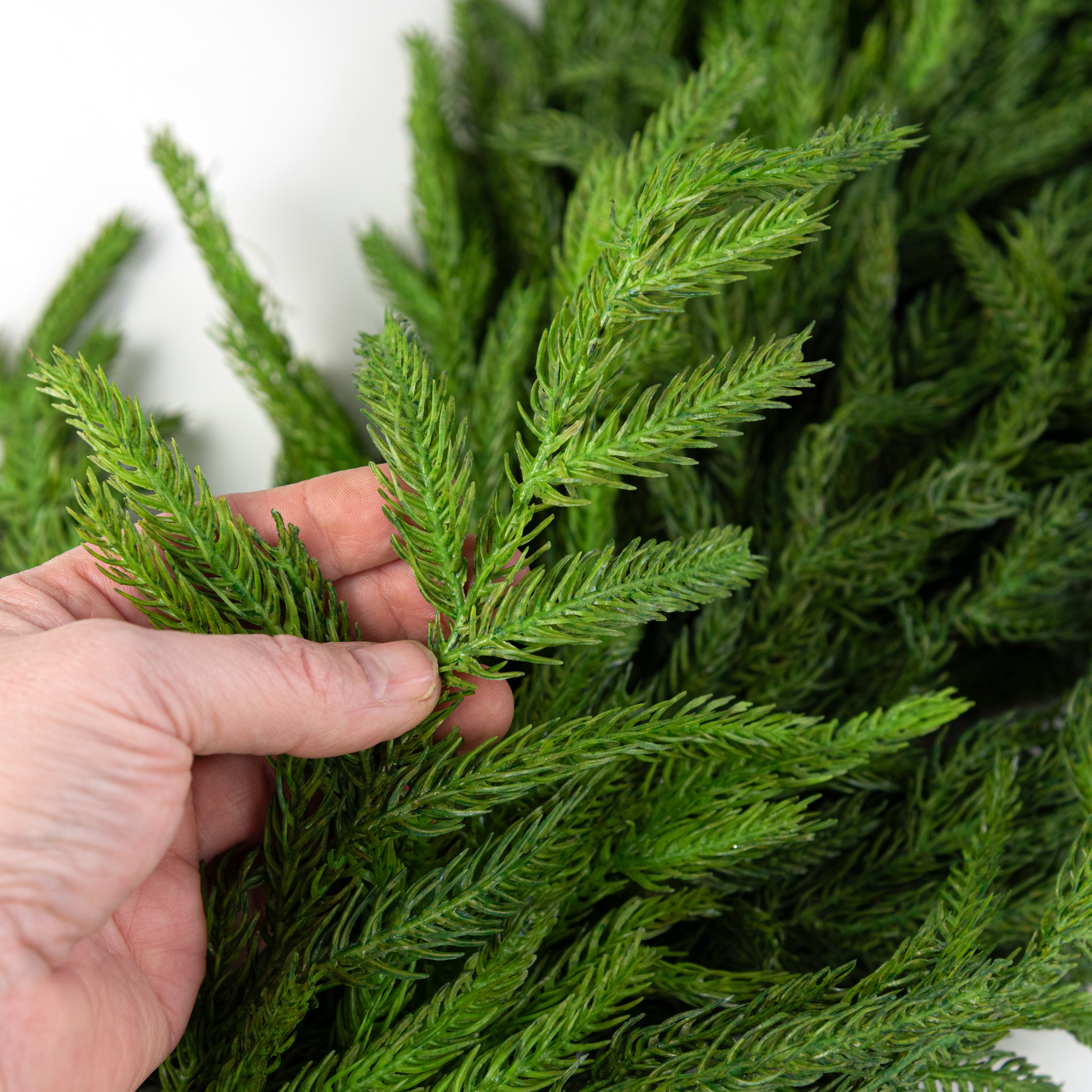 6' Real Touch Norfolk Pine Premium Full Garland