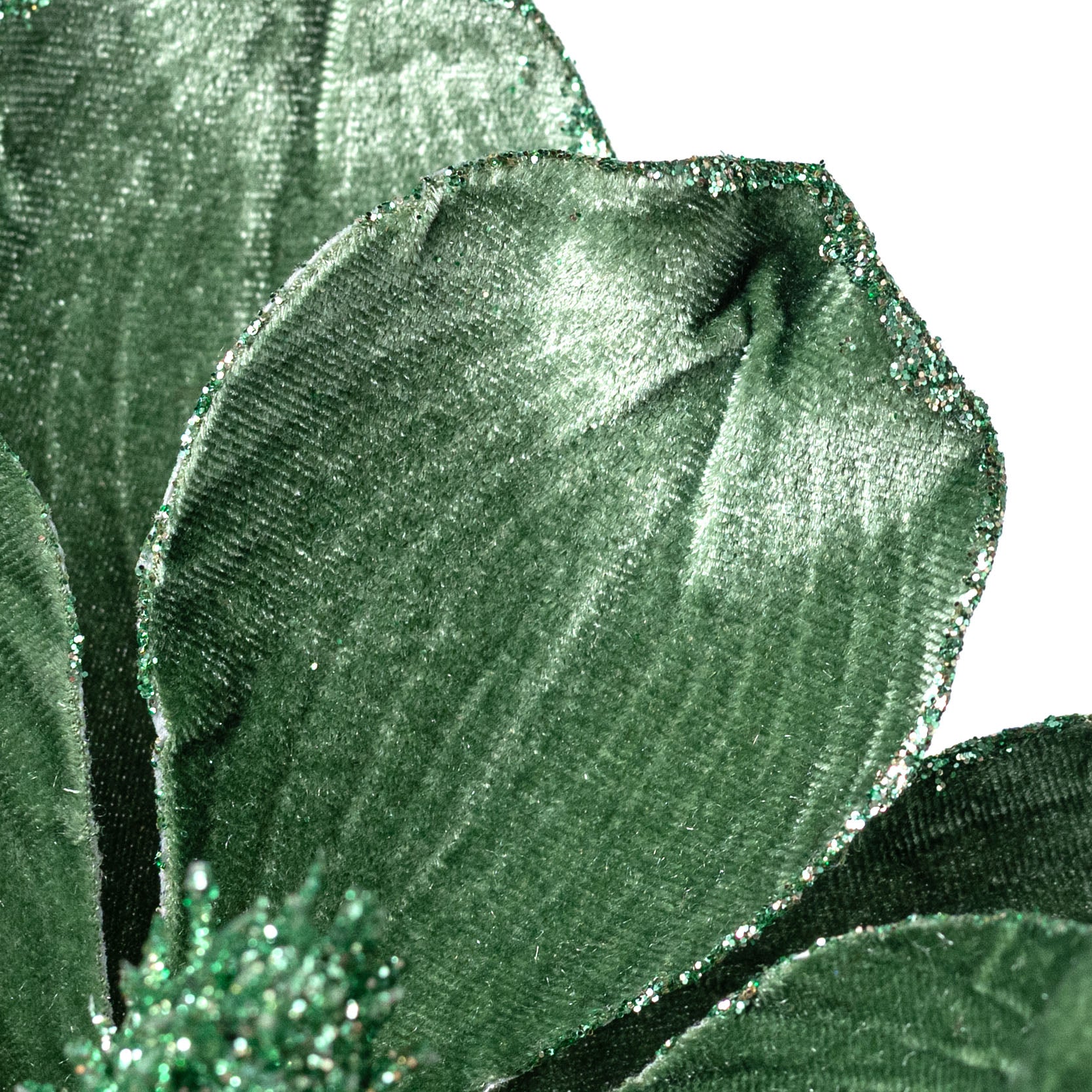 24" Velvet Magnolia Stem: Sage Green