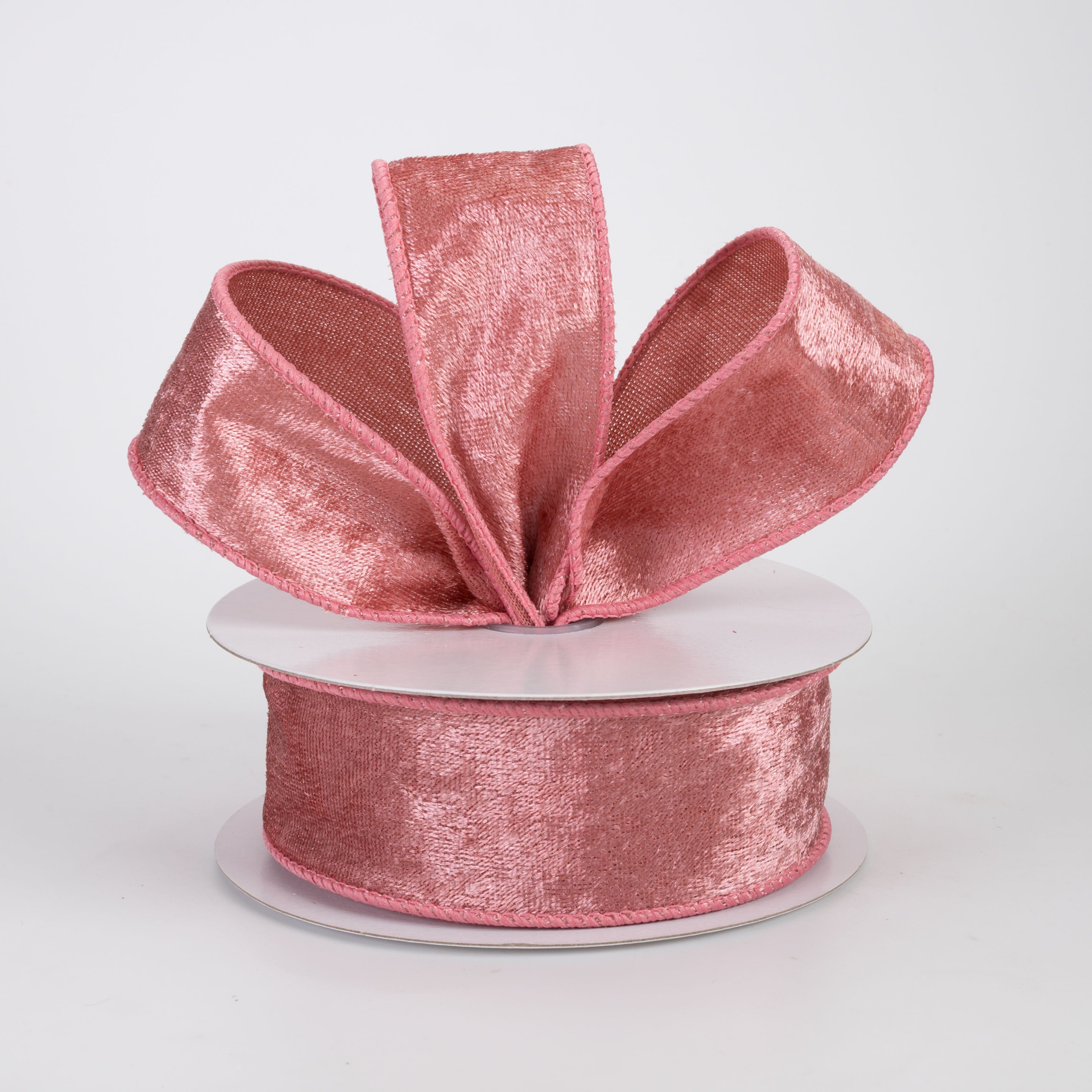 1.5" Lush Velvet Ribbon: Rose Pink (10 Yards)