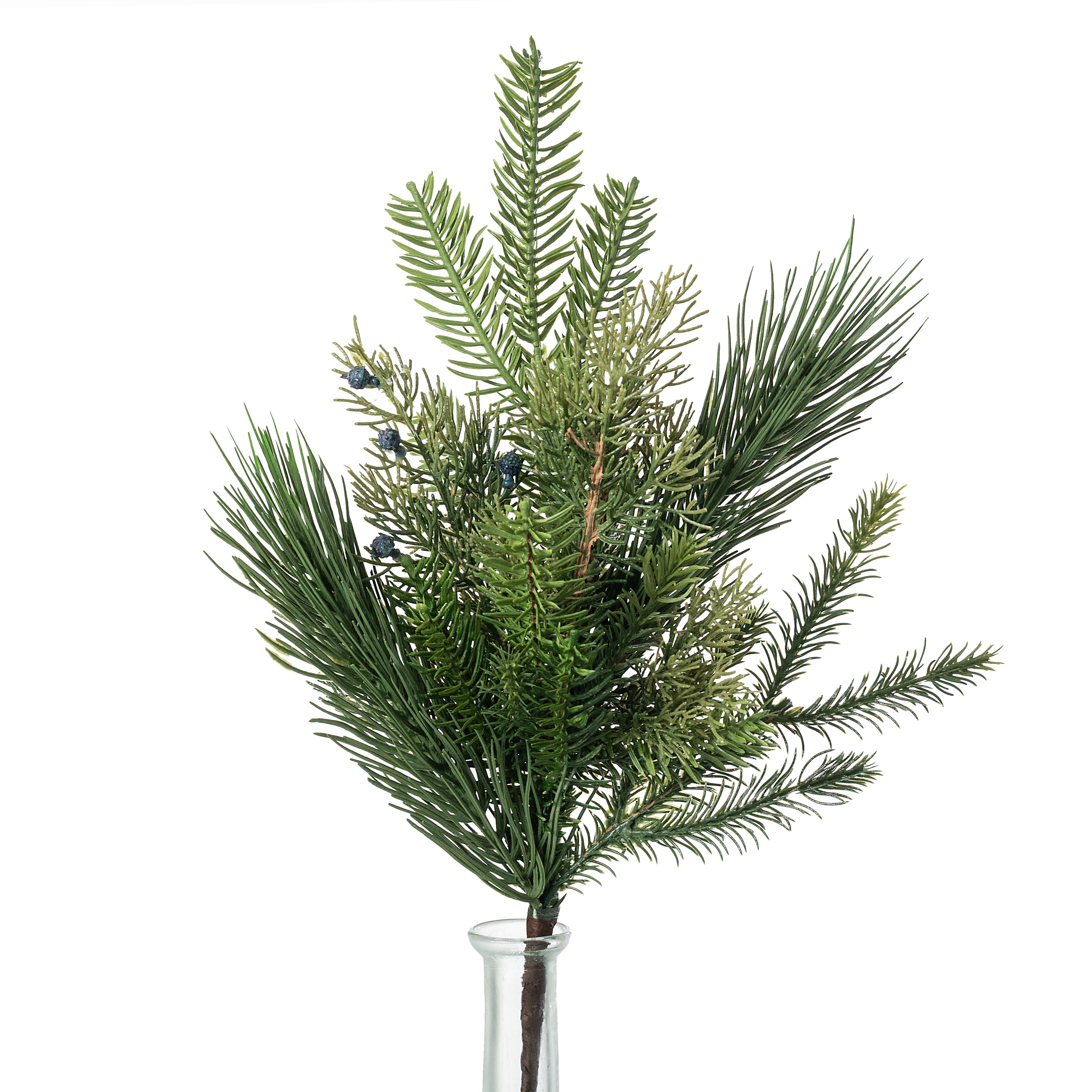 18" Belgium Pine Pick: Evergreen (7 Tips)